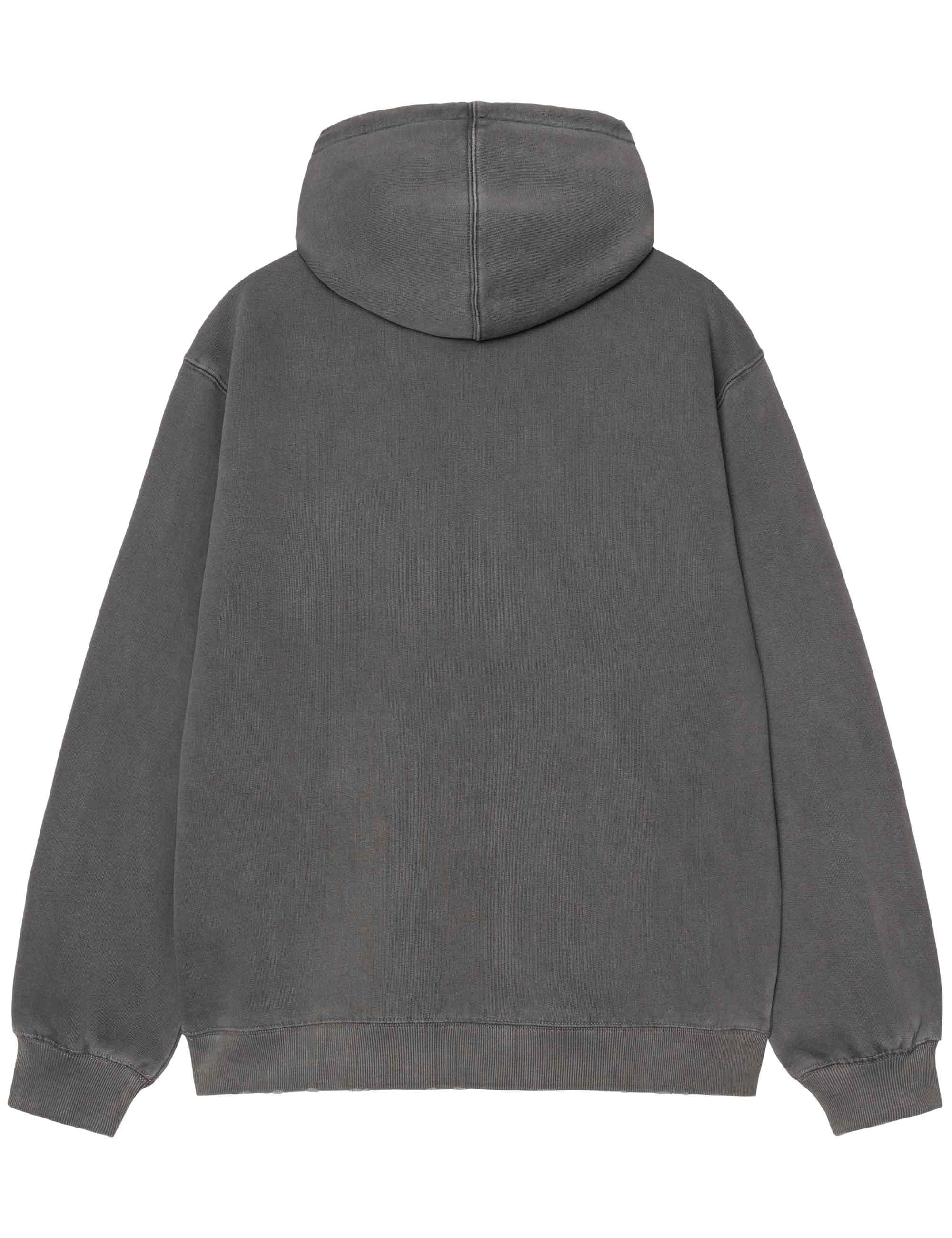 Torion Hooded Sweat - Black (Grind Wash) - Image 2