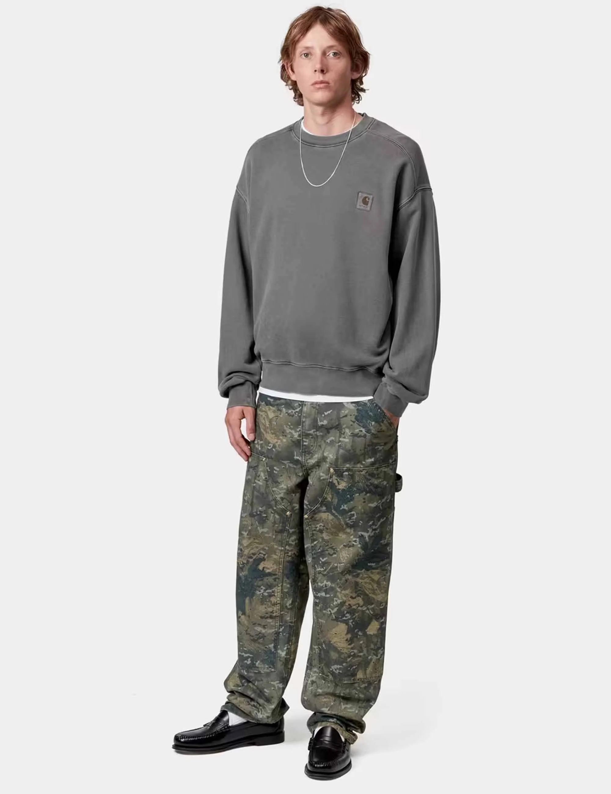 Vista Crew Sweat - Black (Garment Dyed) - Image 5