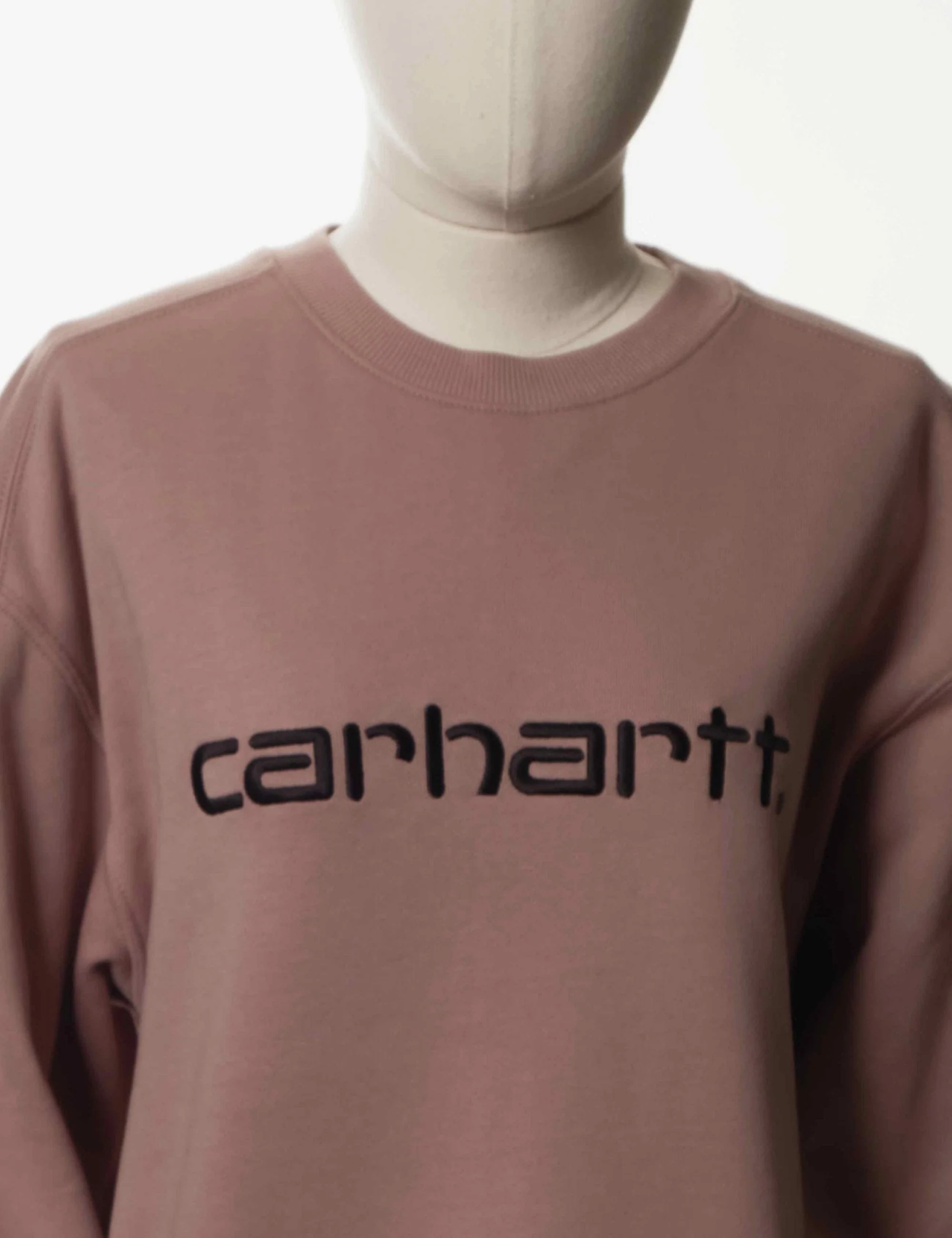 Women's Carhartt Sweat - Earthy Pink/Black - Image 3