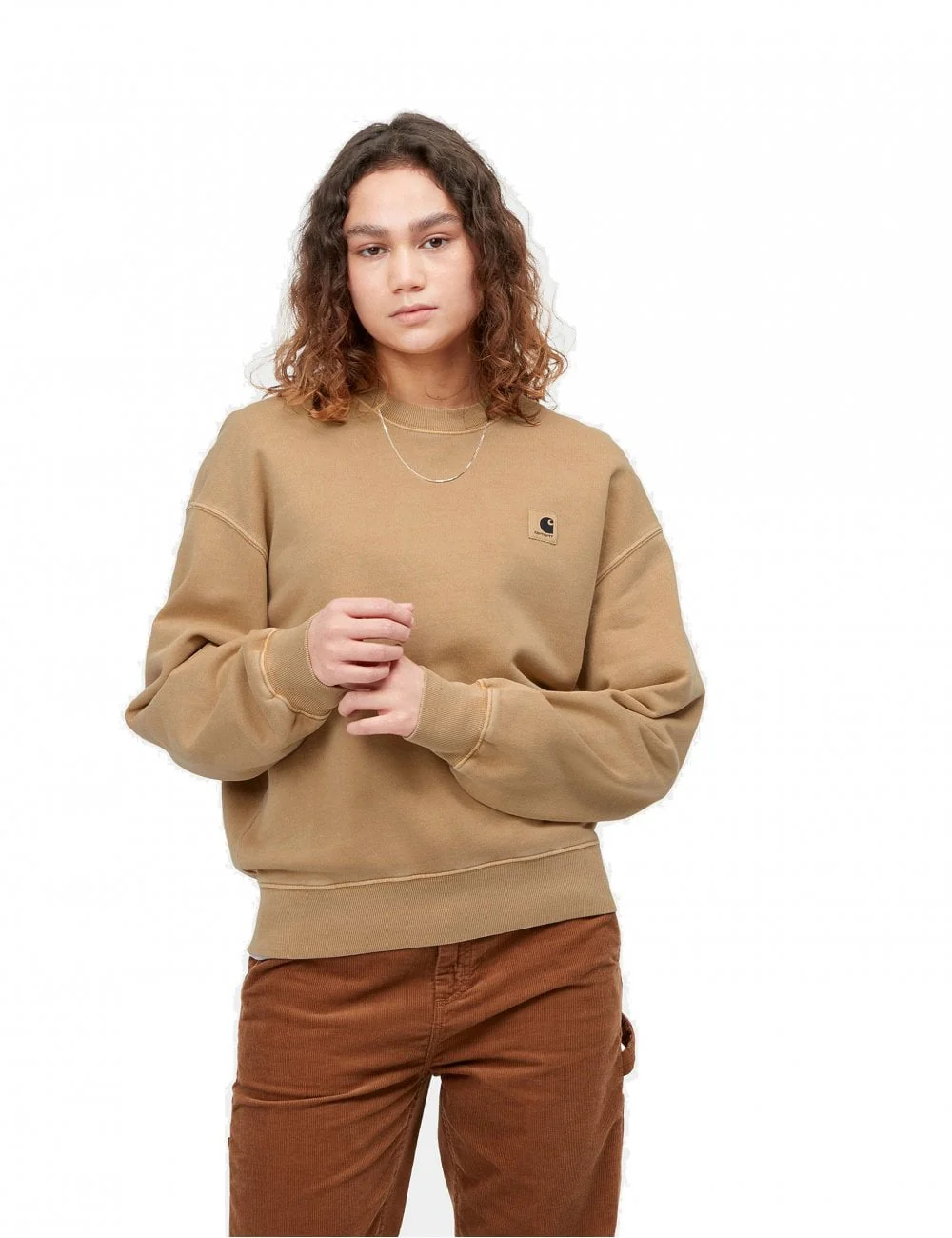 Women's Nelson Crew Sweat - Dusty H Brown - Image 5