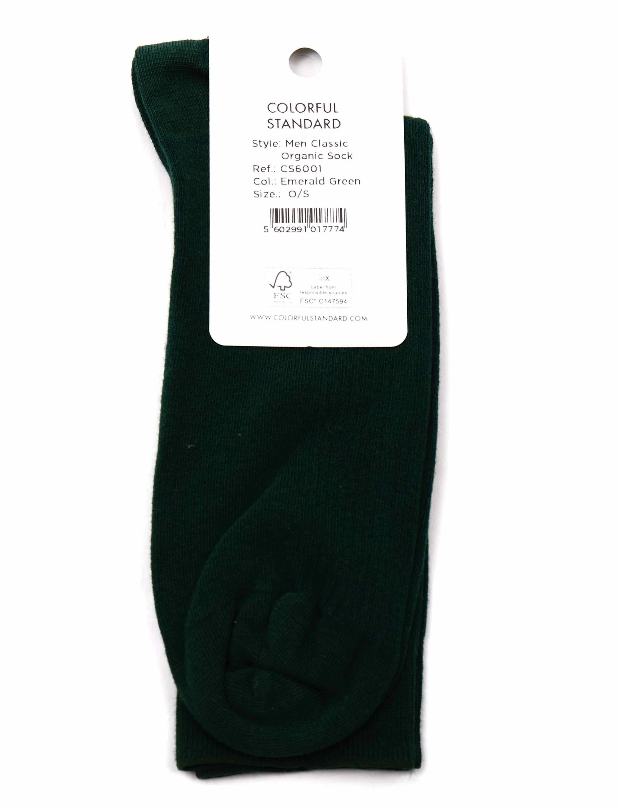 Classic Organic Socks - Emerald Green - Image 3