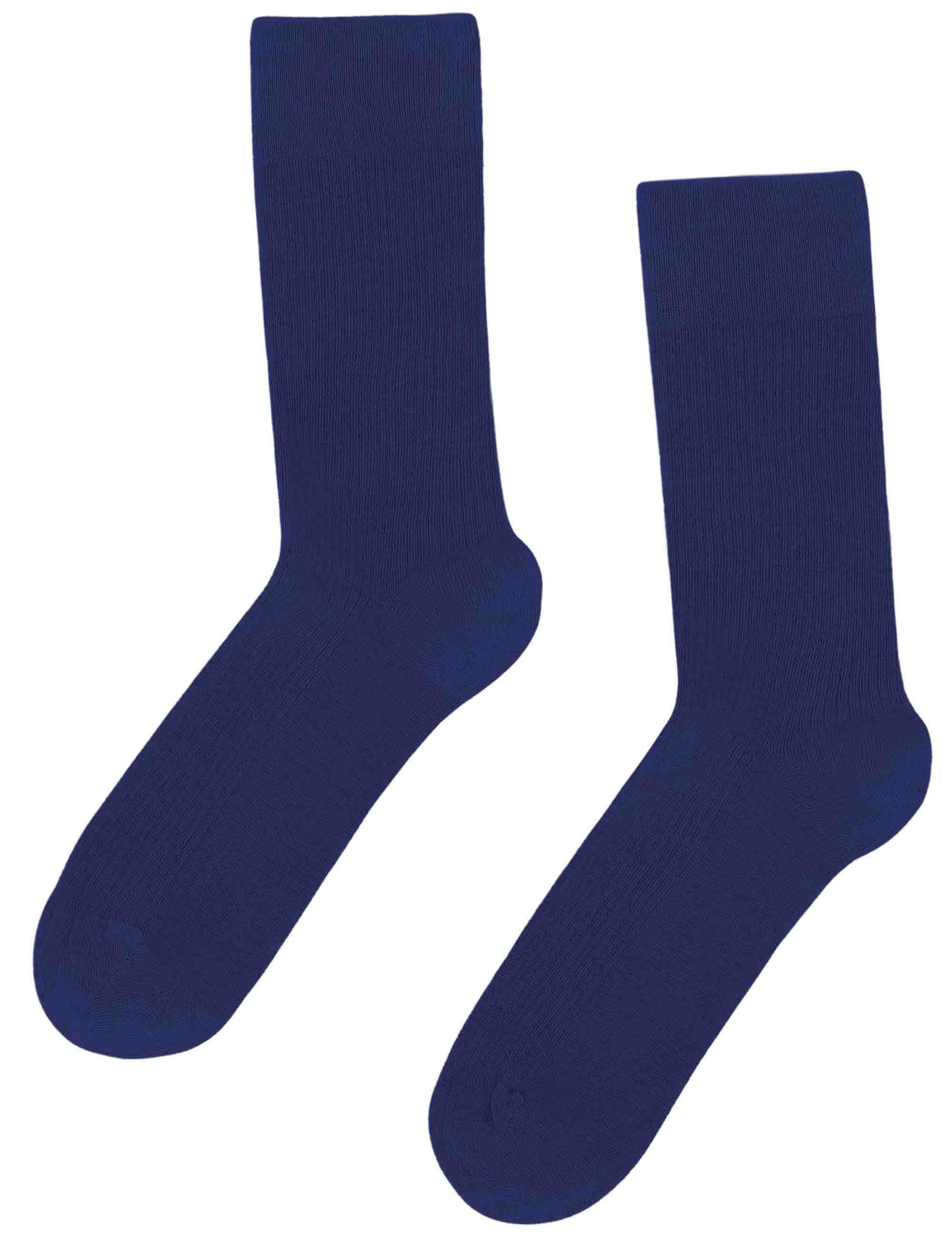 Classic Organic Socks - Marine Blue