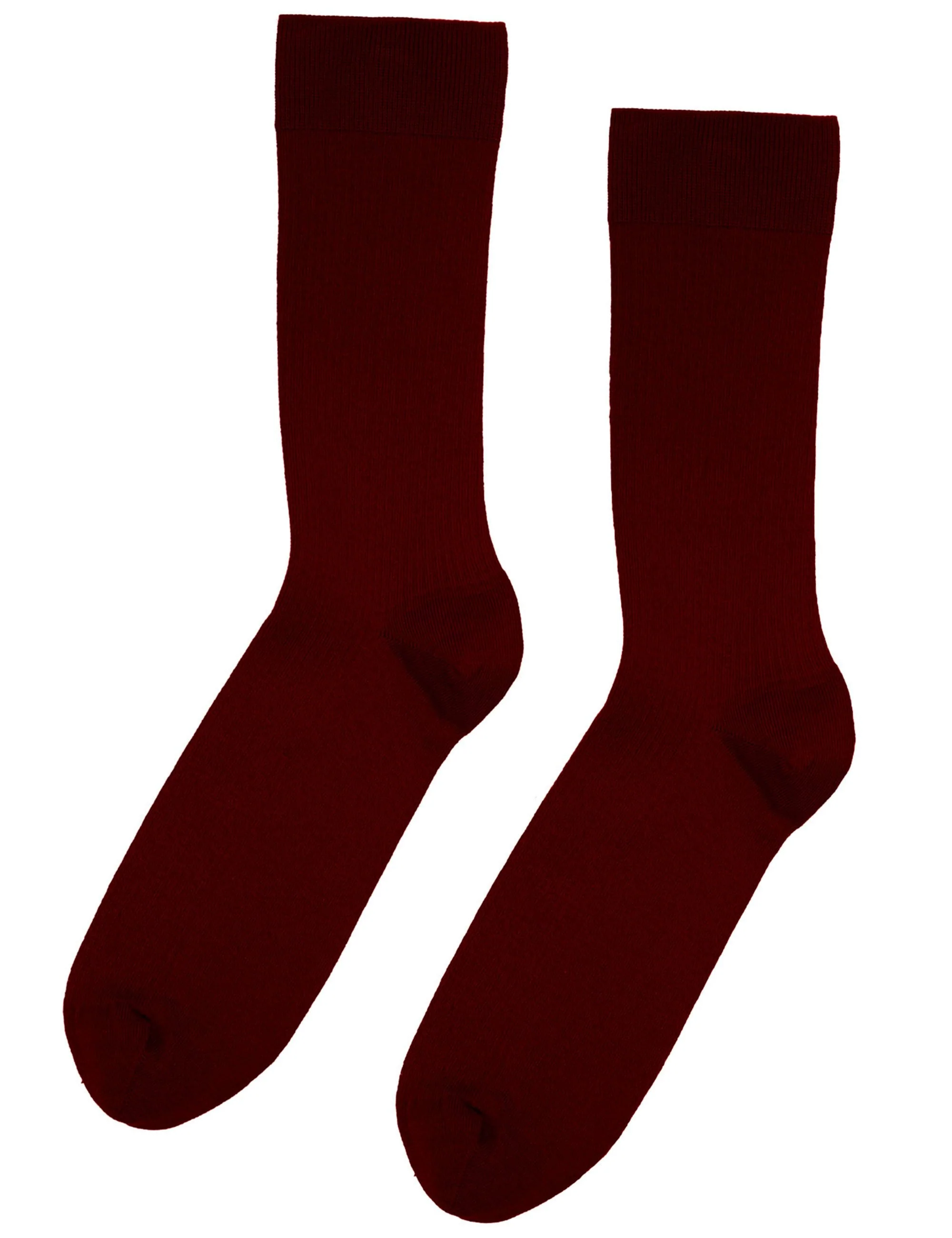 Classic Organic Socks - Oxblood Red