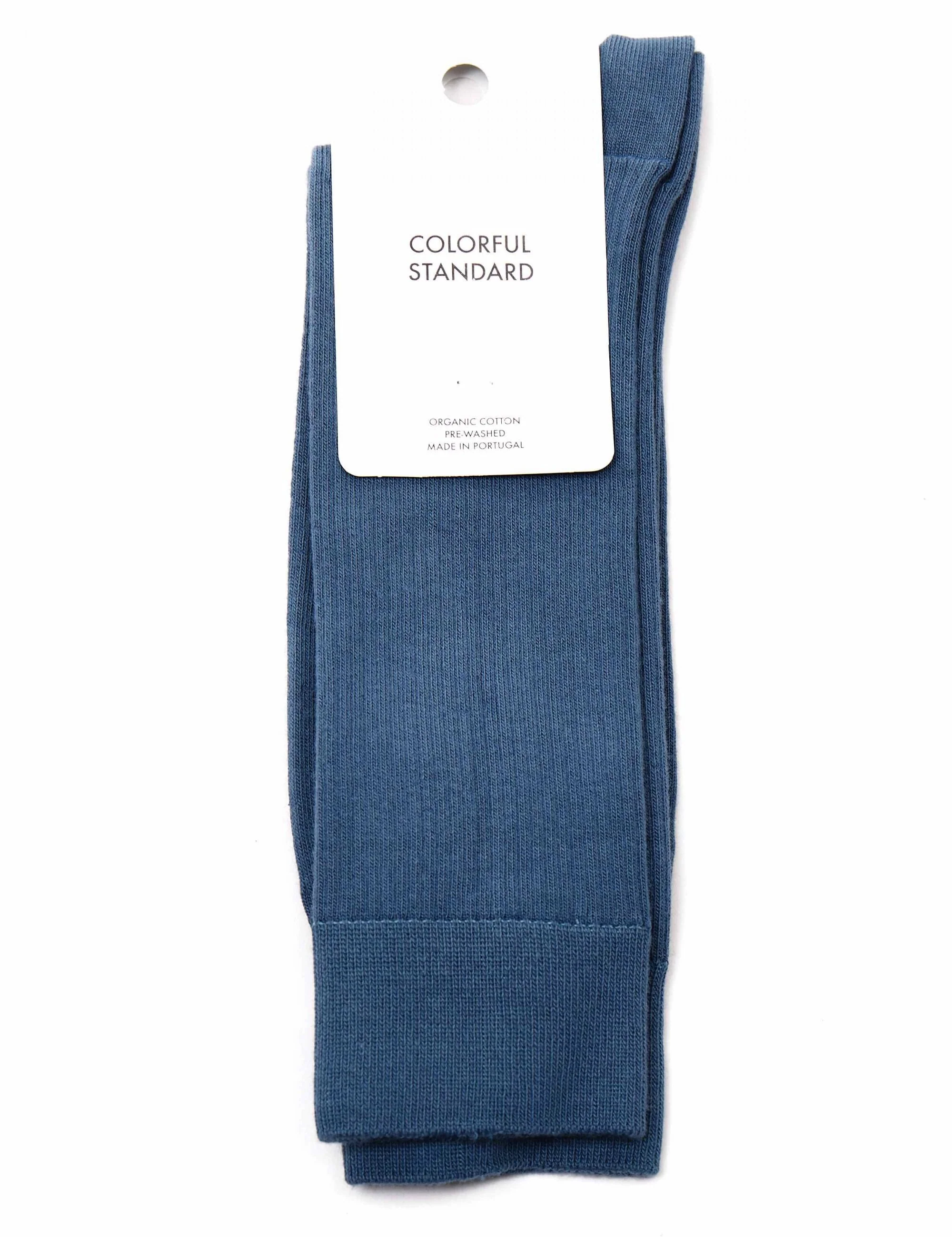 Classic Organic Socks - Petrol Blue - Image 2