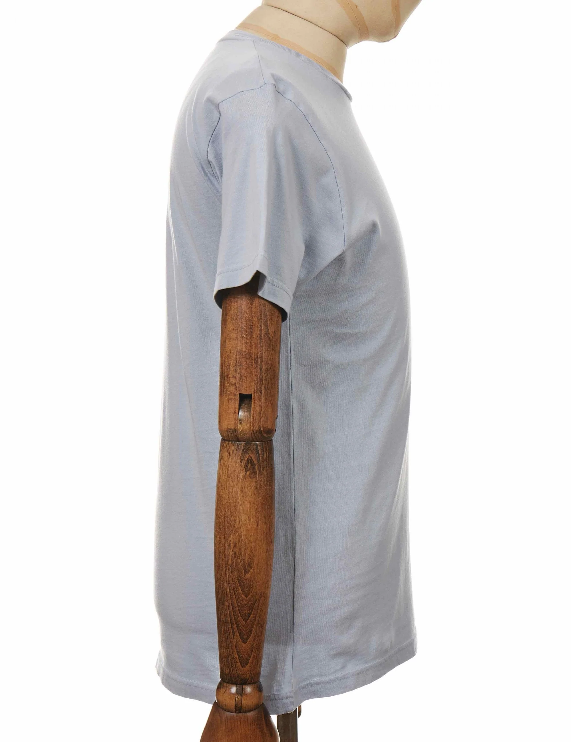 Classic Organic T-Shirt - Powder Blue - Image 4