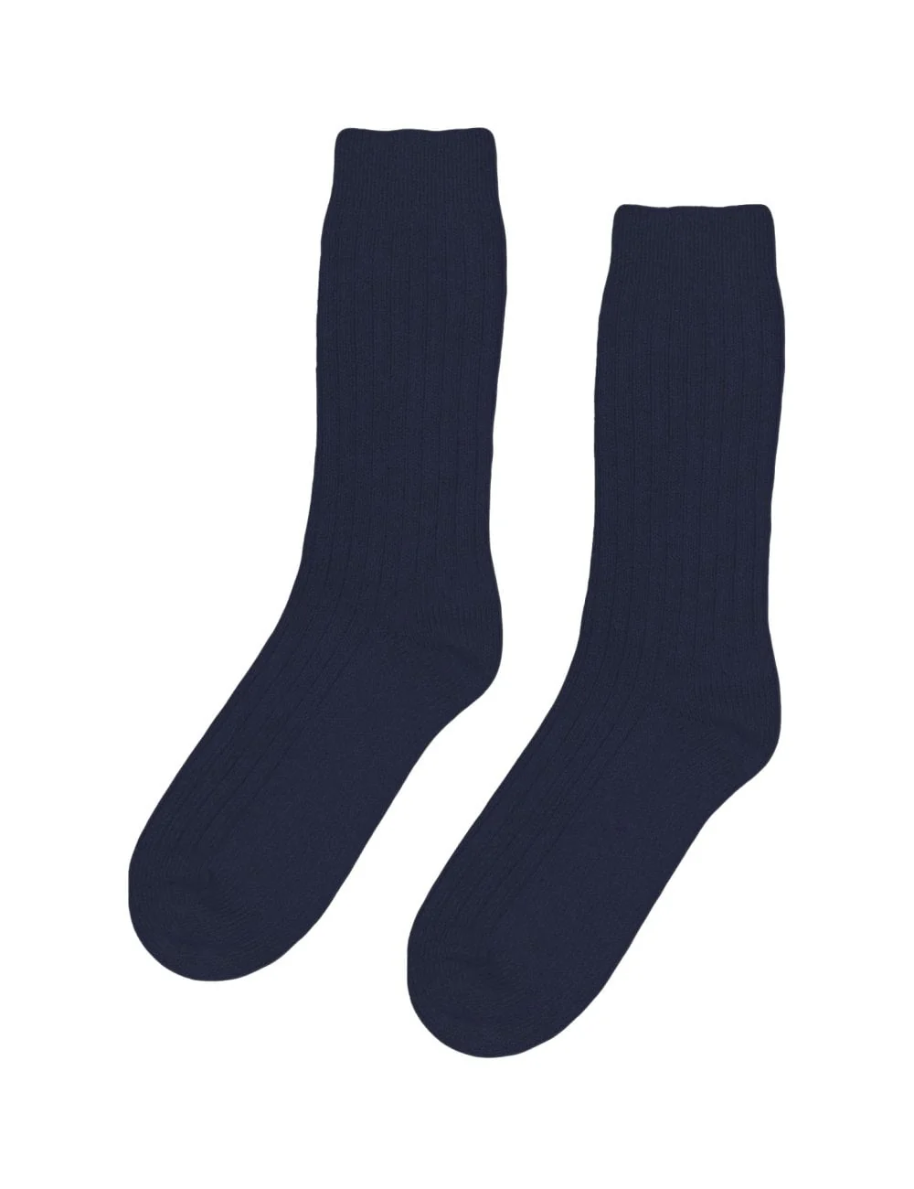 Merino Wool Blend Socks - Navy Blue