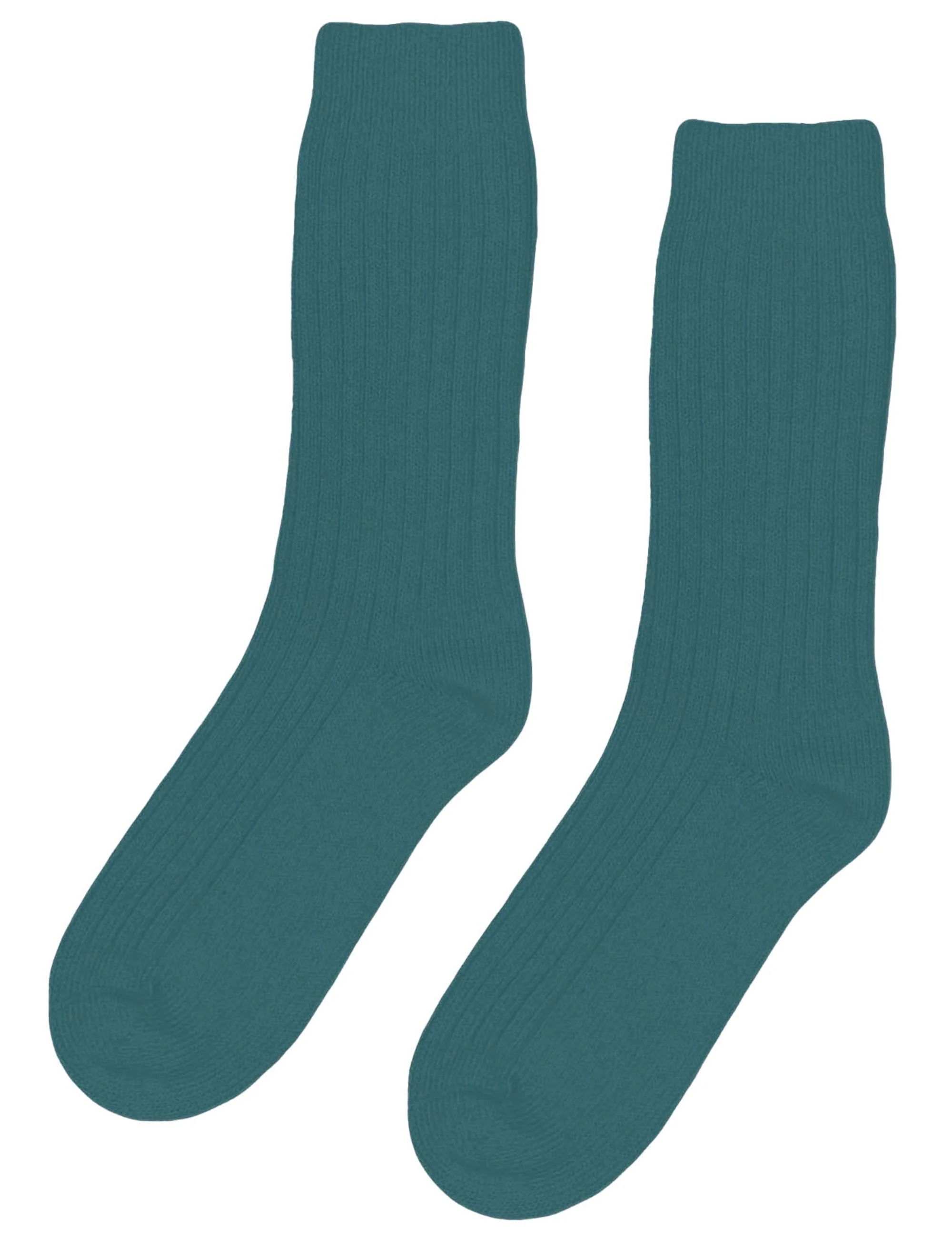 Merino Wool Blend Socks - Ocean Green