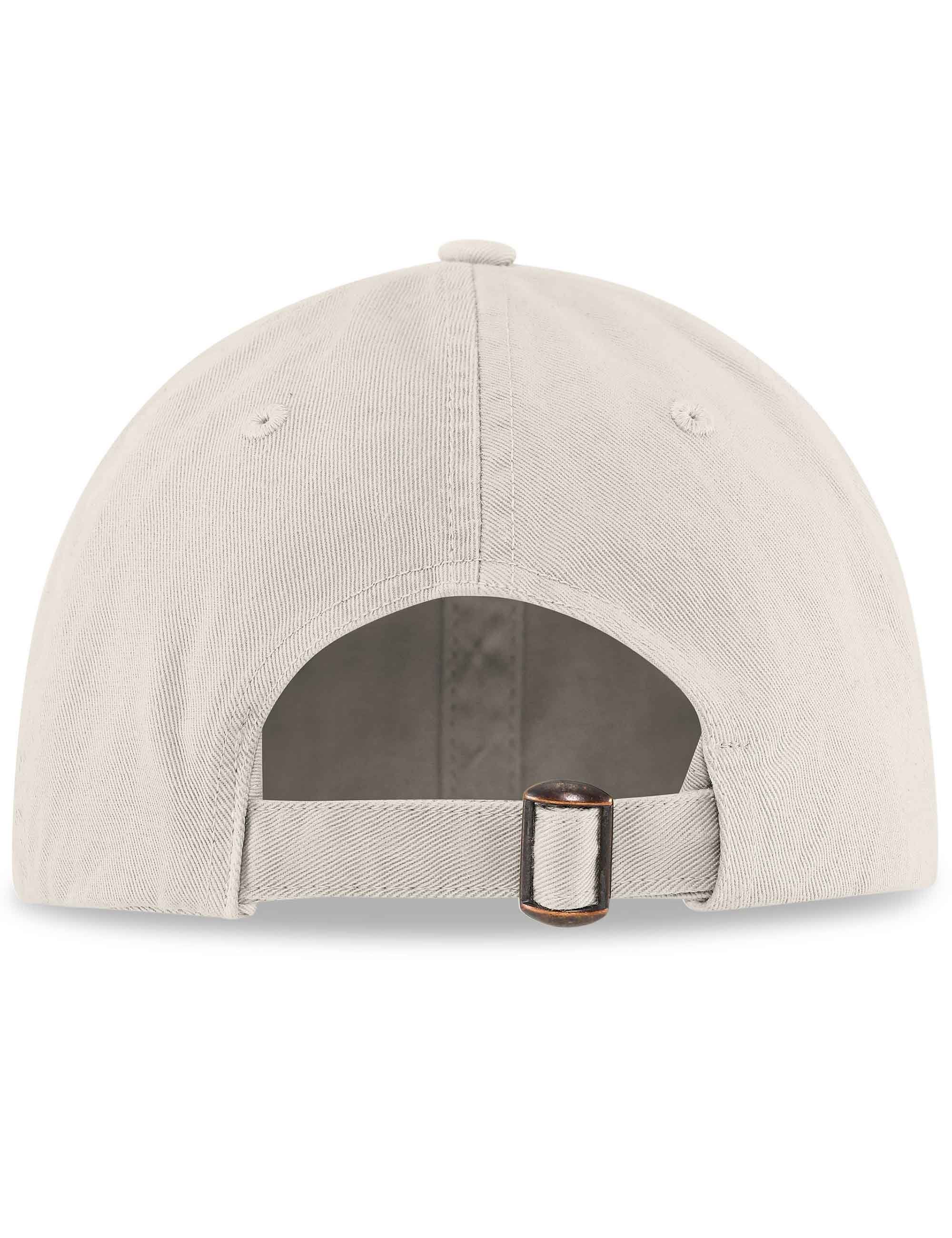 Organic 6 Panel Cap - Ivory White - Image 2