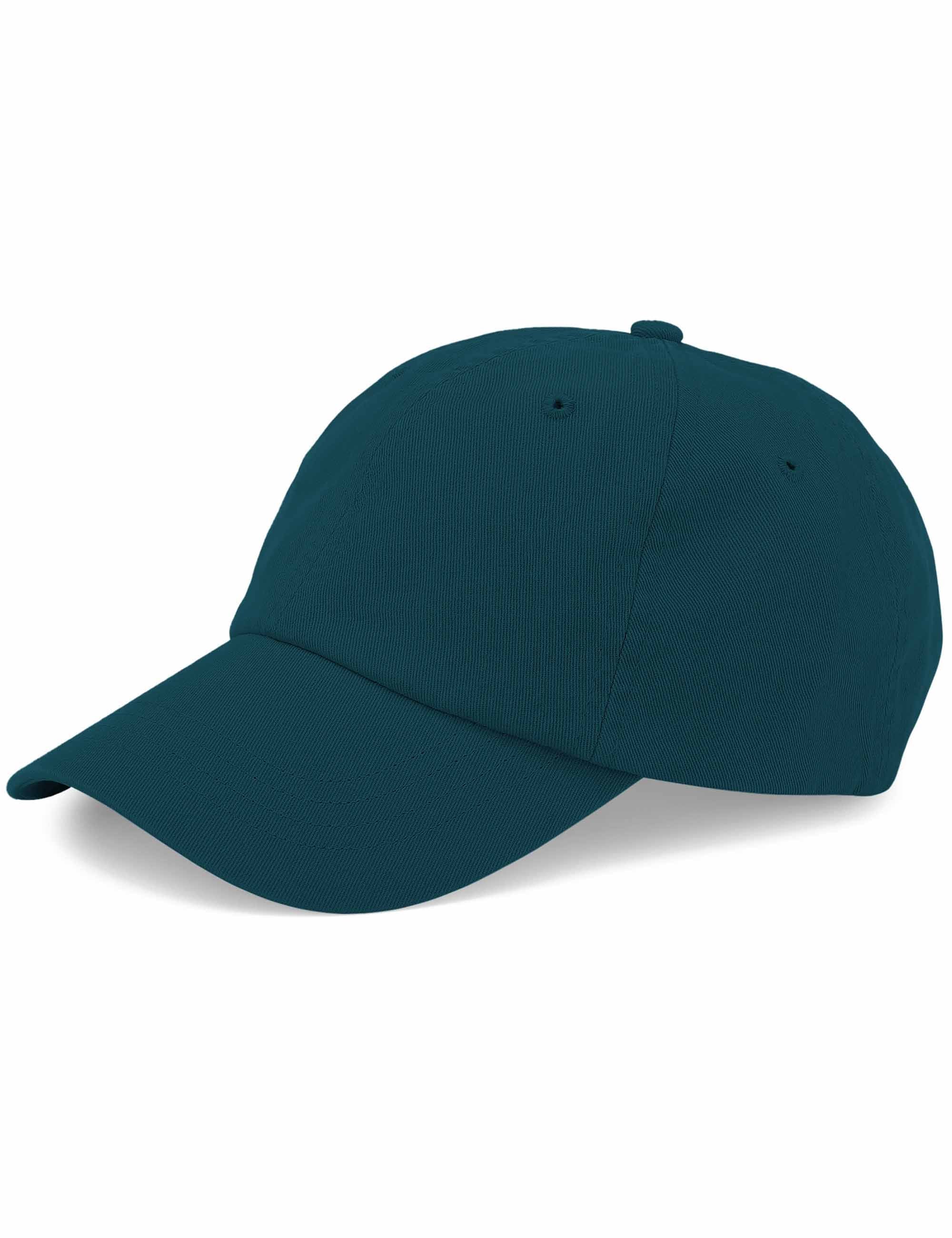 Organic 6 Panel Cap - Ocean Green