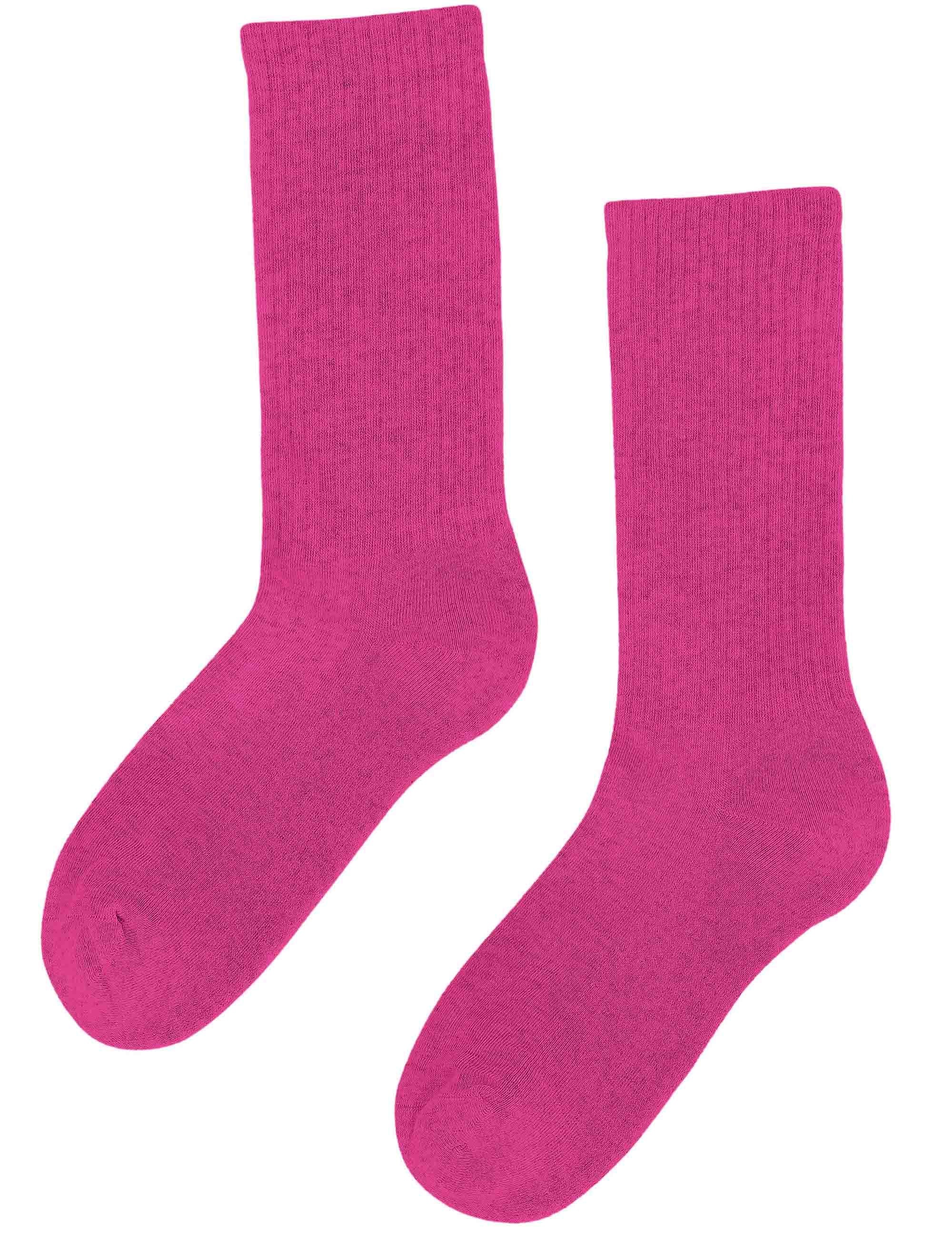 Organic Active Socks - Bubblegum Pink