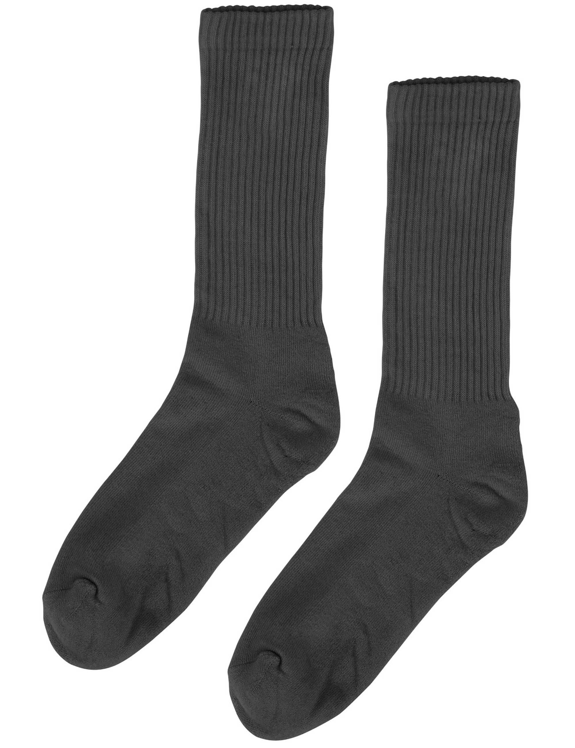 Organic Active Socks - Lava Grey