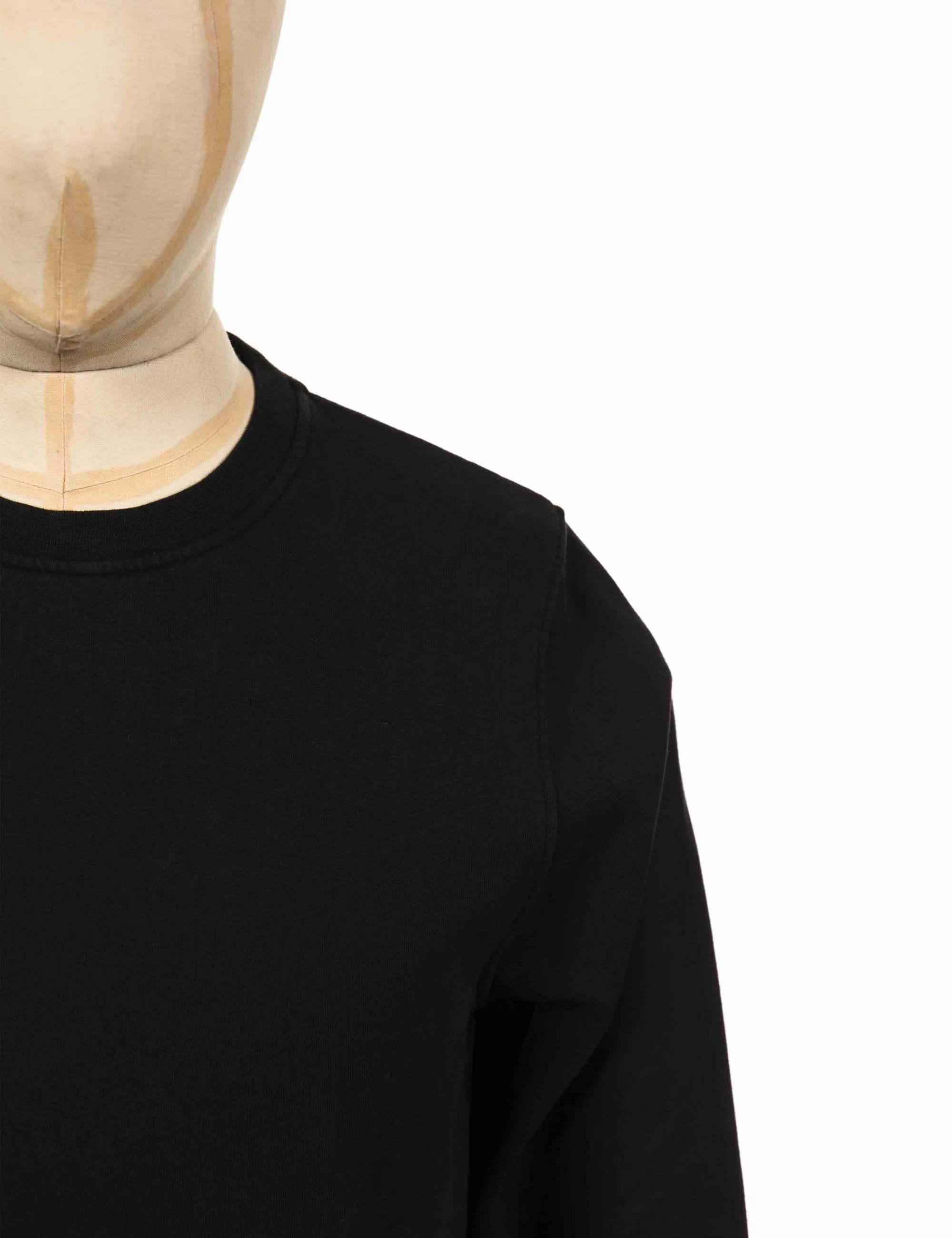 Organic Crew Sweat - Deep Black - Image 3