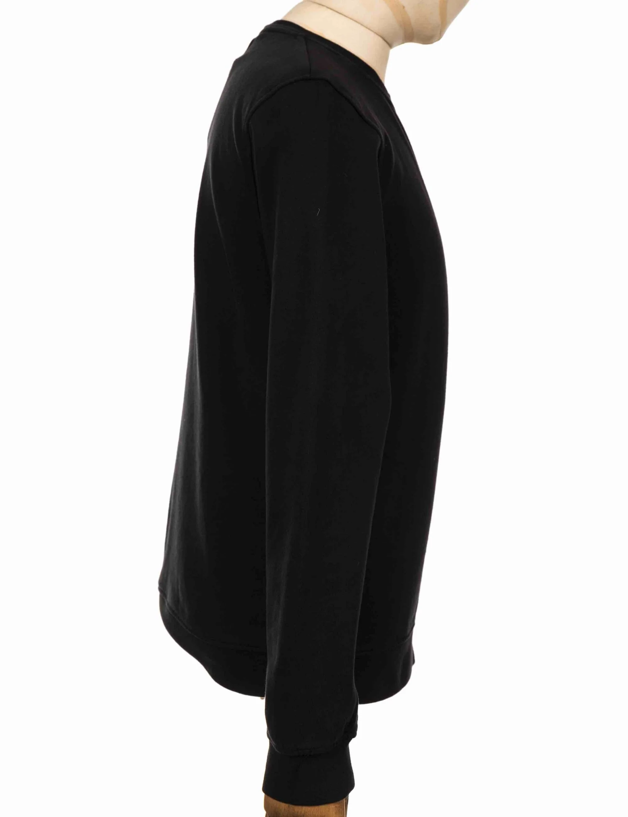 Organic Crew Sweat - Deep Black - Image 5