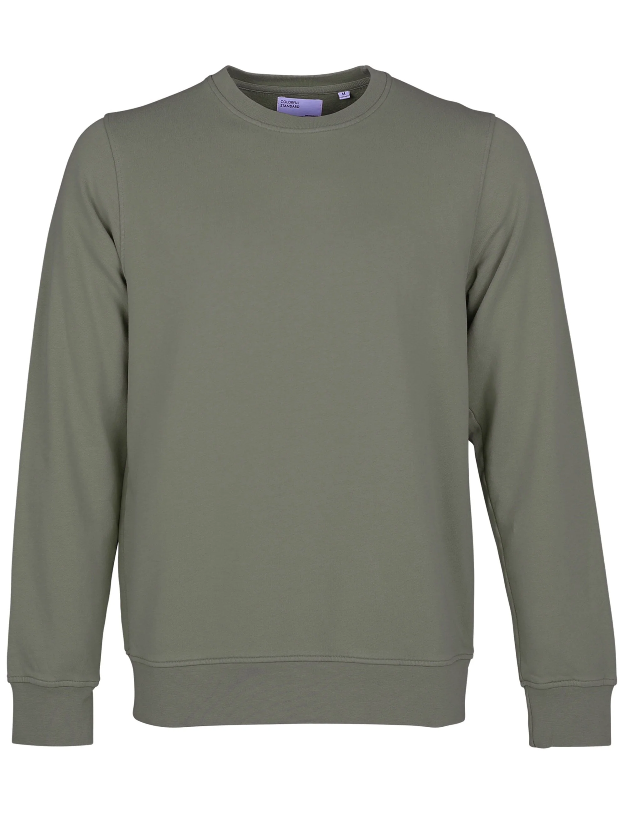 Organic Crew Sweat - Dusty Olive