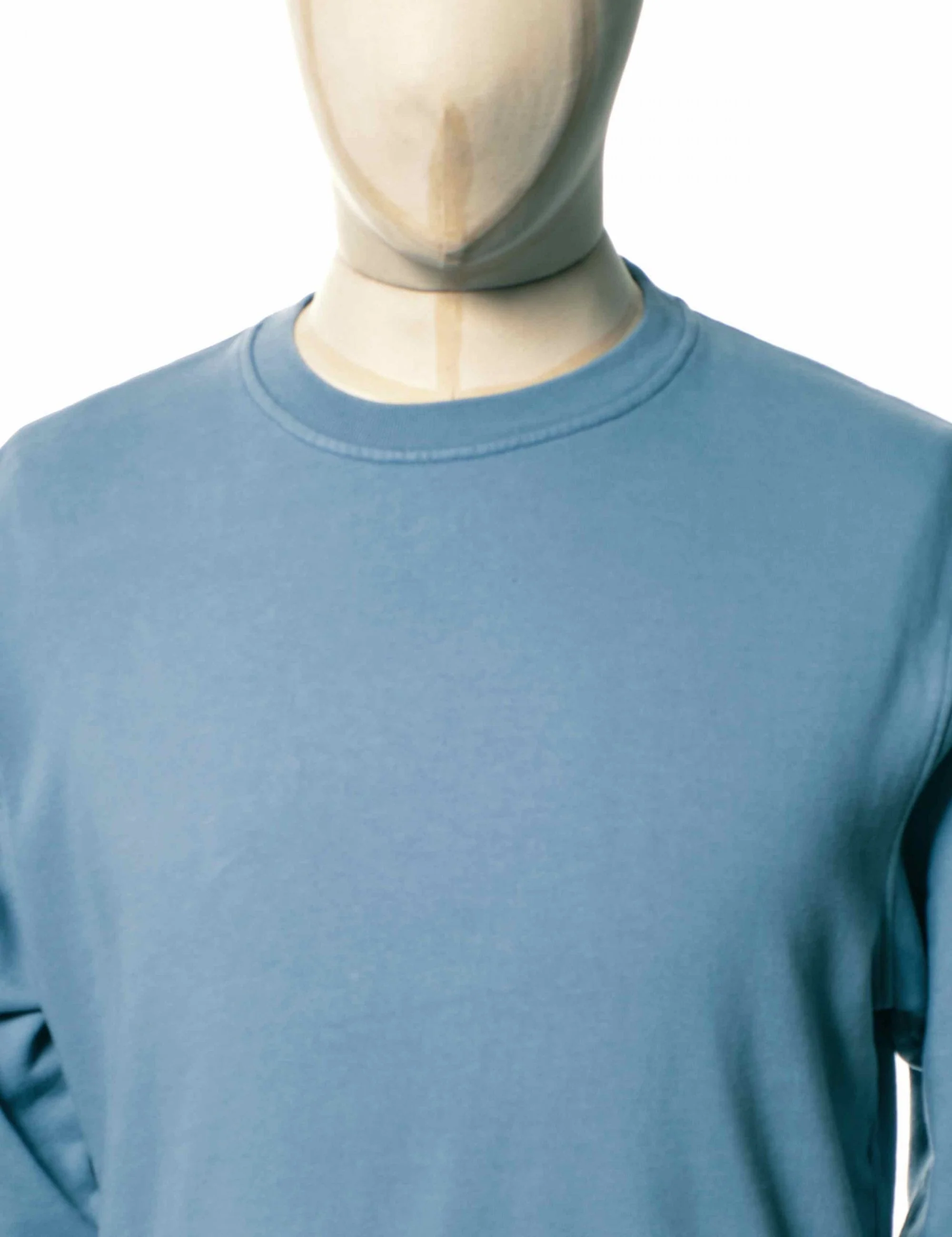 Organic Crew Sweat - Stone Blue - Image 2
