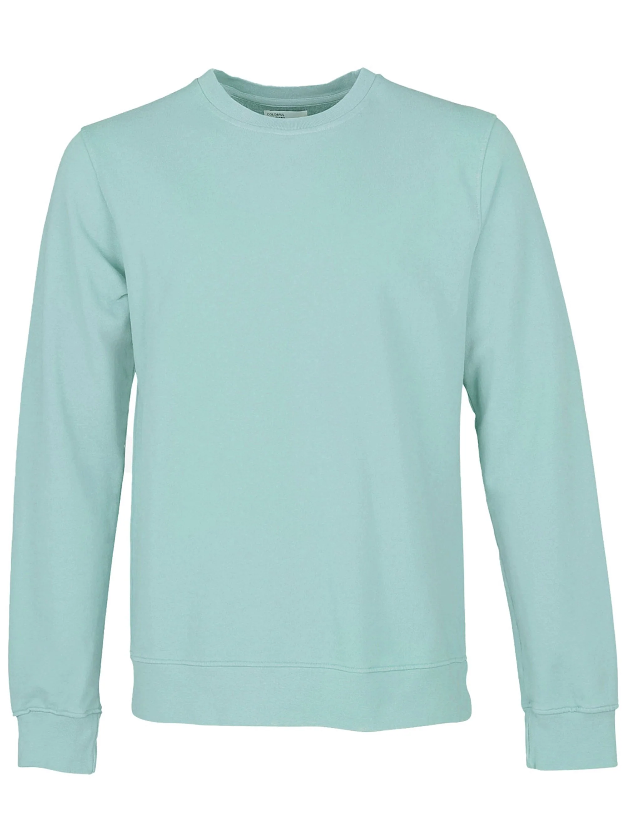 Organic Crew Sweat - Teal Blue