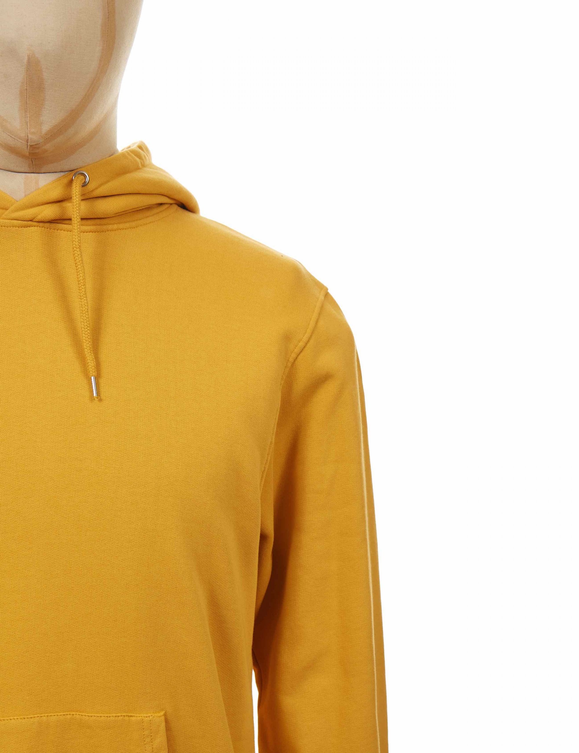 Organic Hooded Sweat - Burned Yellow - Image 3