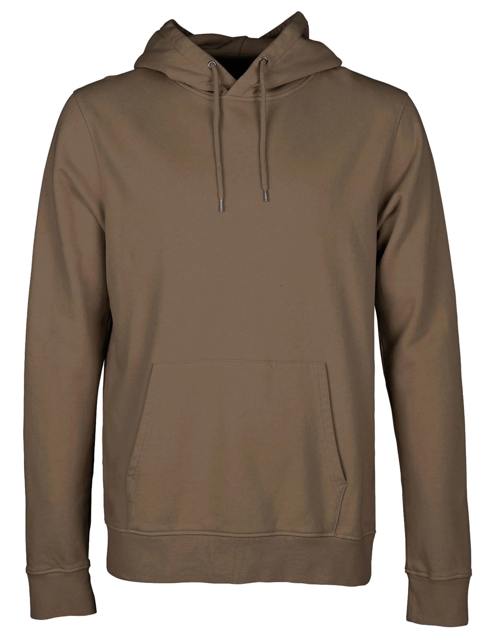 Organic Hooded Sweat - Cedar Brown