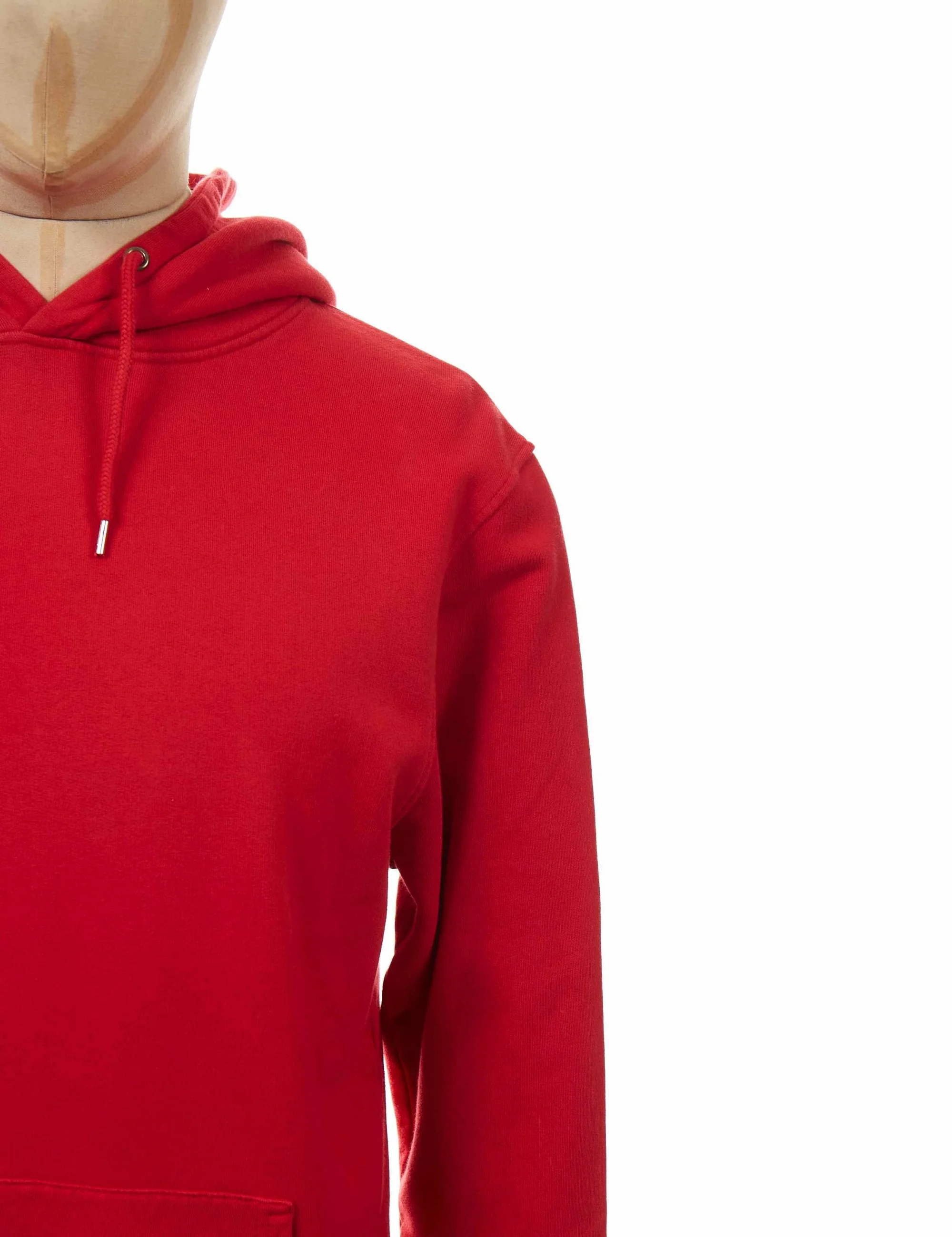 Organic Hooded Sweat - Scarlet Red - Image 3