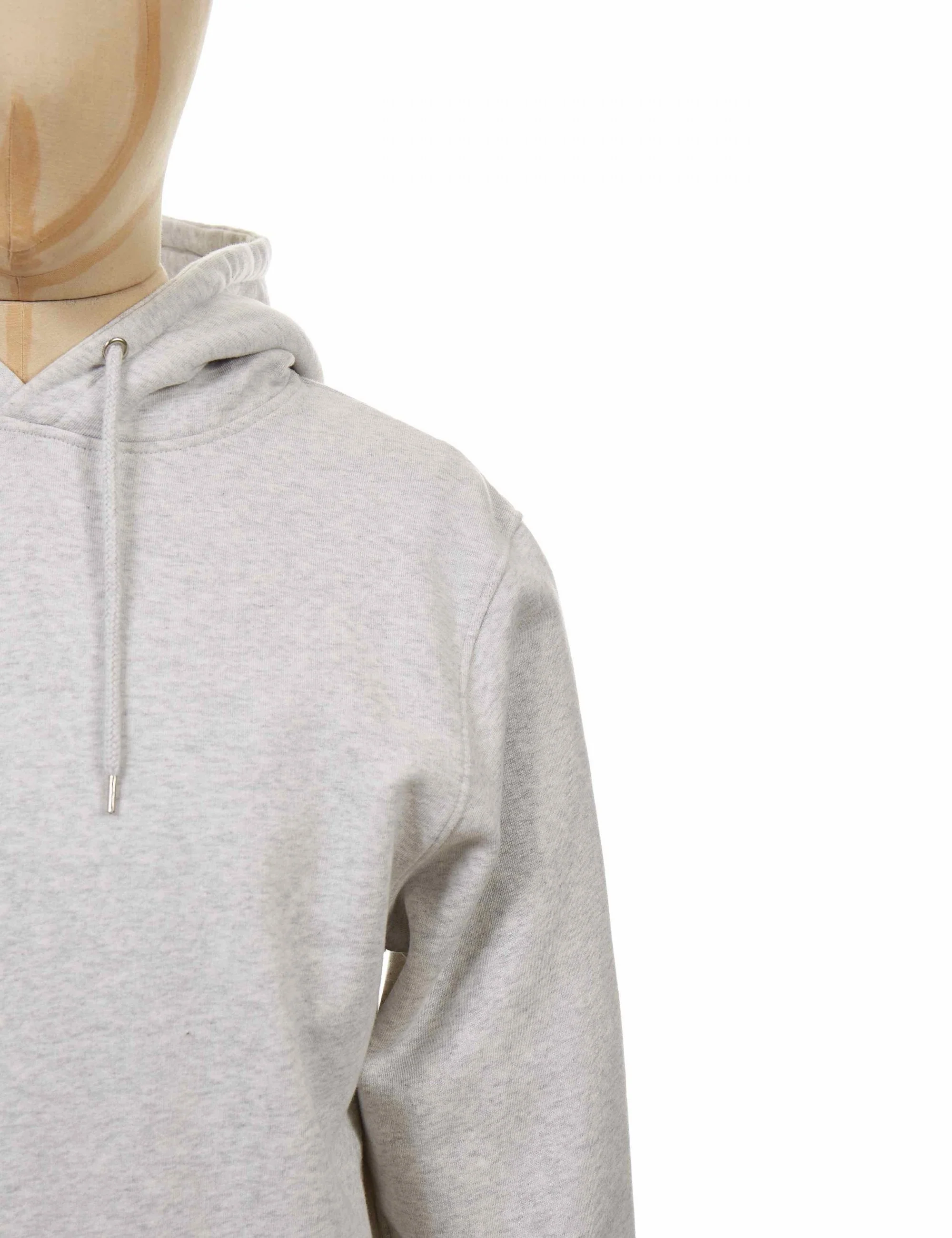Organic Hooded Sweat - Snow Melange - Image 2
