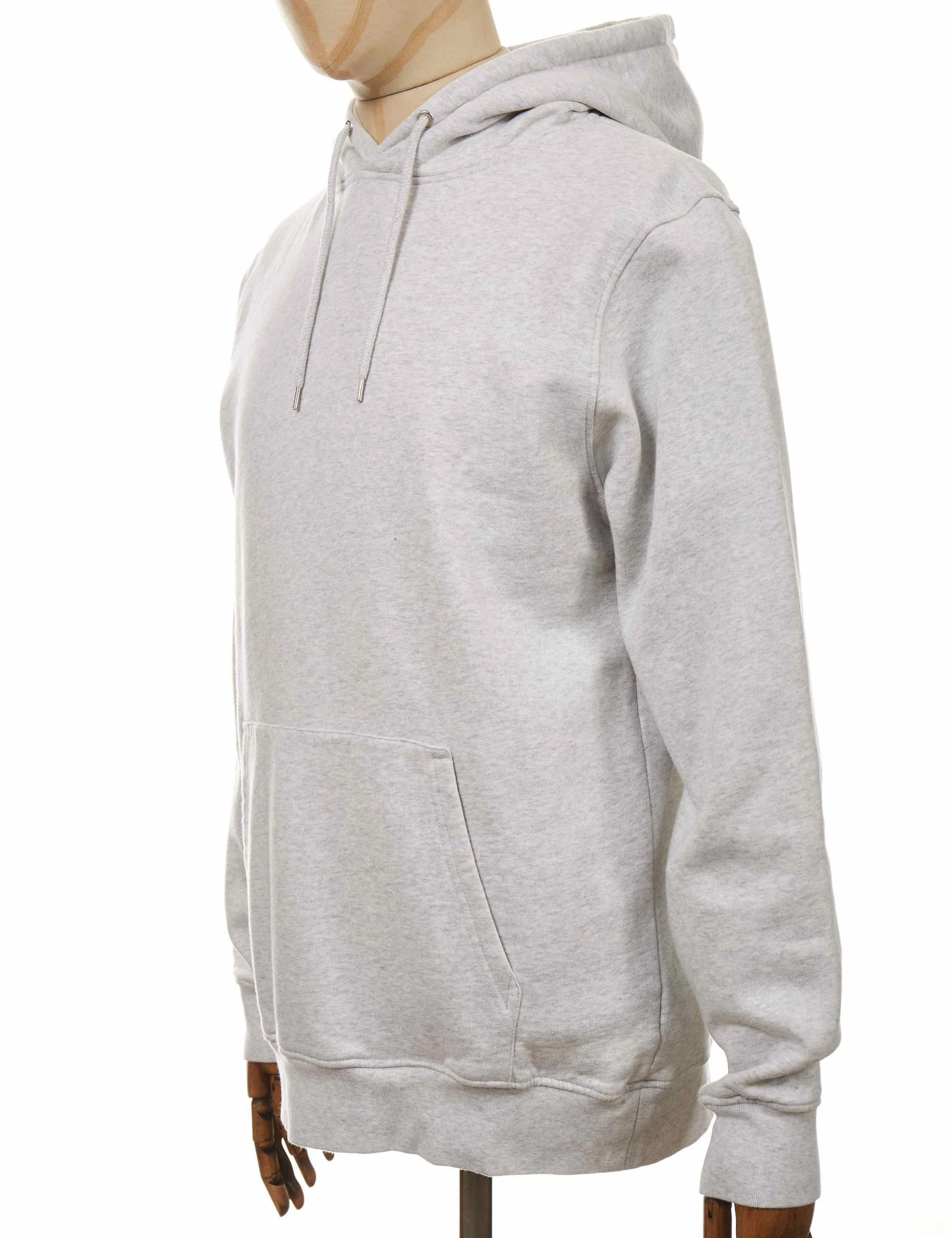 Organic Hooded Sweat - Snow Melange - Image 3