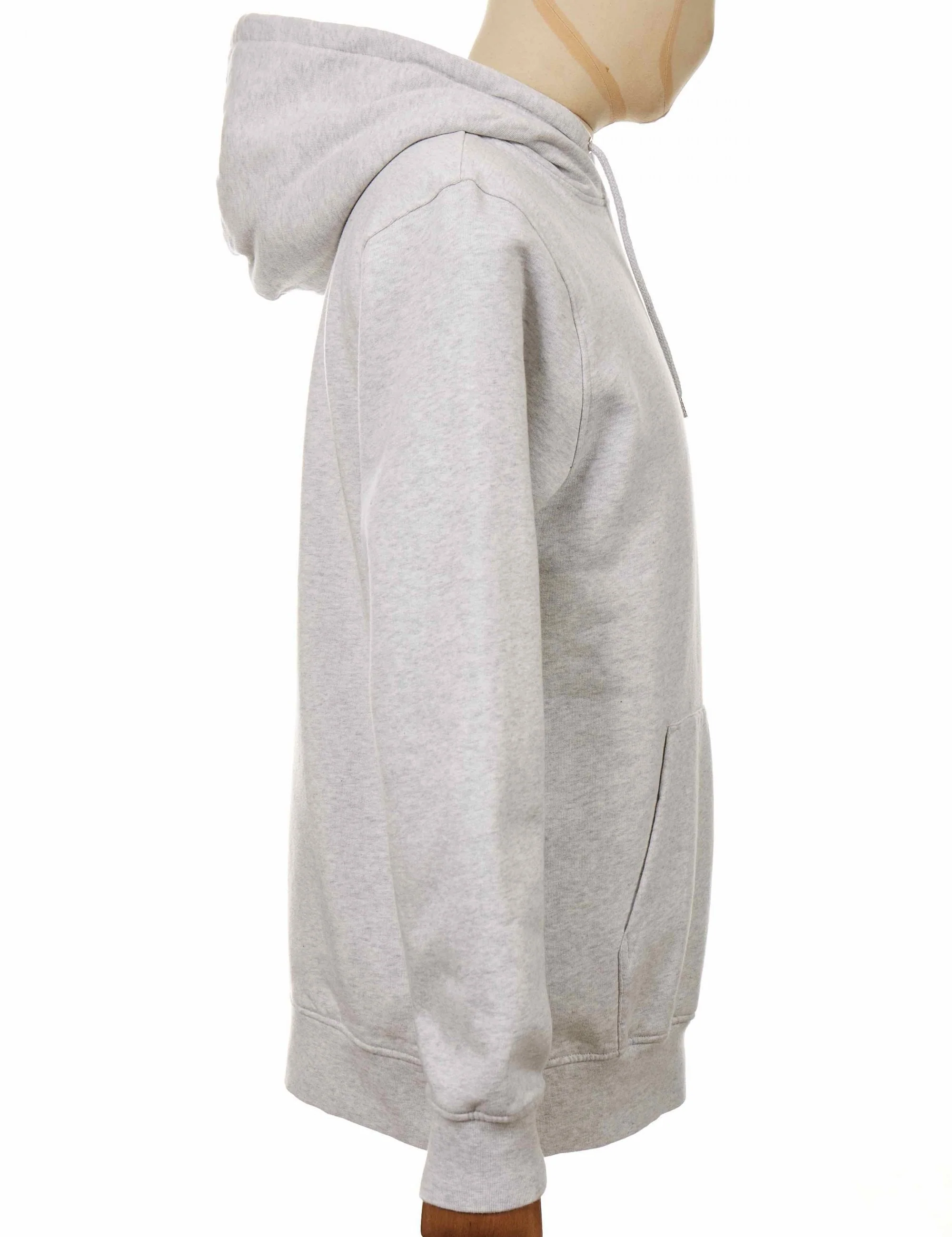 Organic Hooded Sweat - Snow Melange - Image 4
