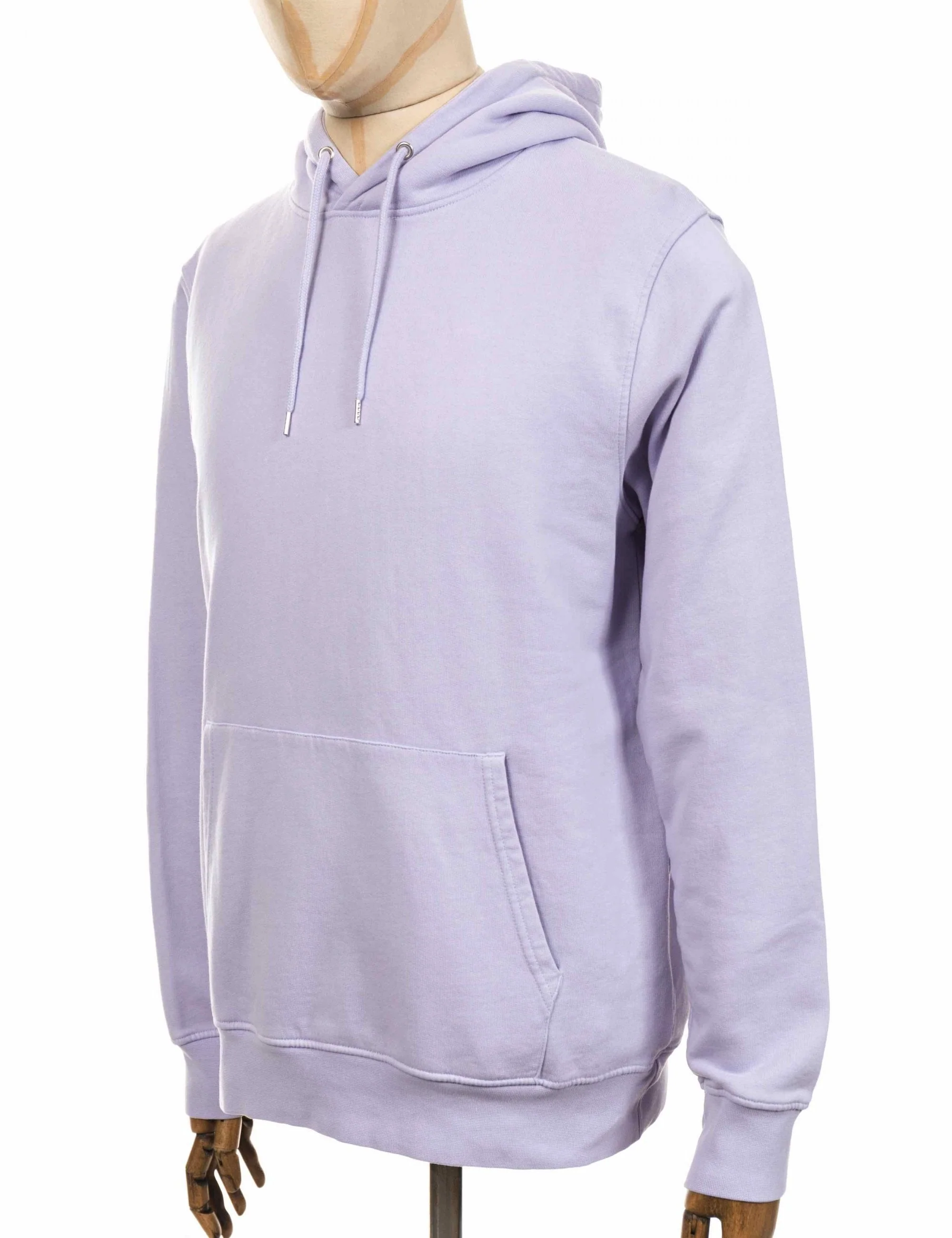 Organic Hooded Sweat - Soft Lavender - Image 4