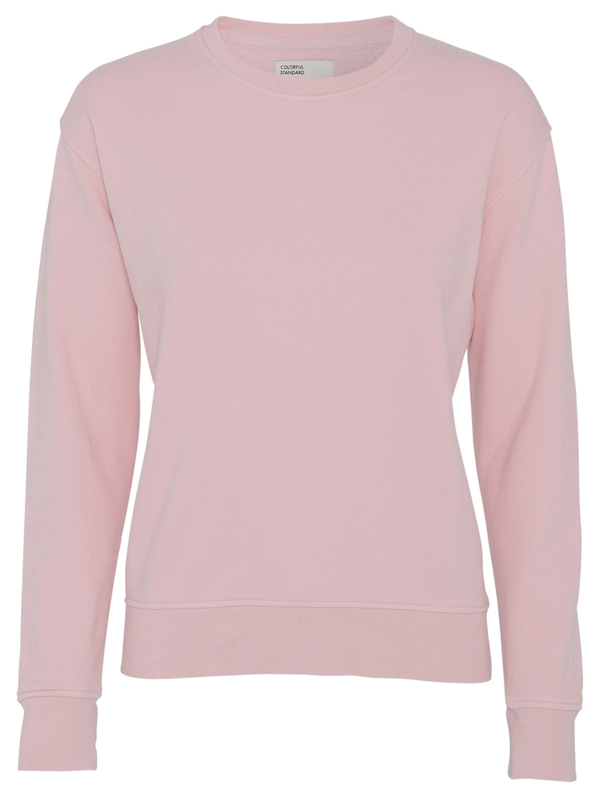 Woman's Organic Crew Sweat - Faded Pink