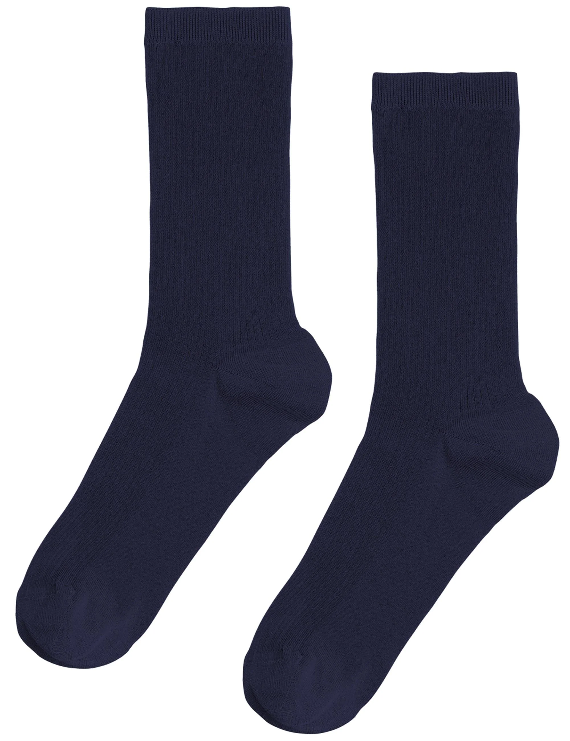 Women's Classic Organic Socks - Navy Blye