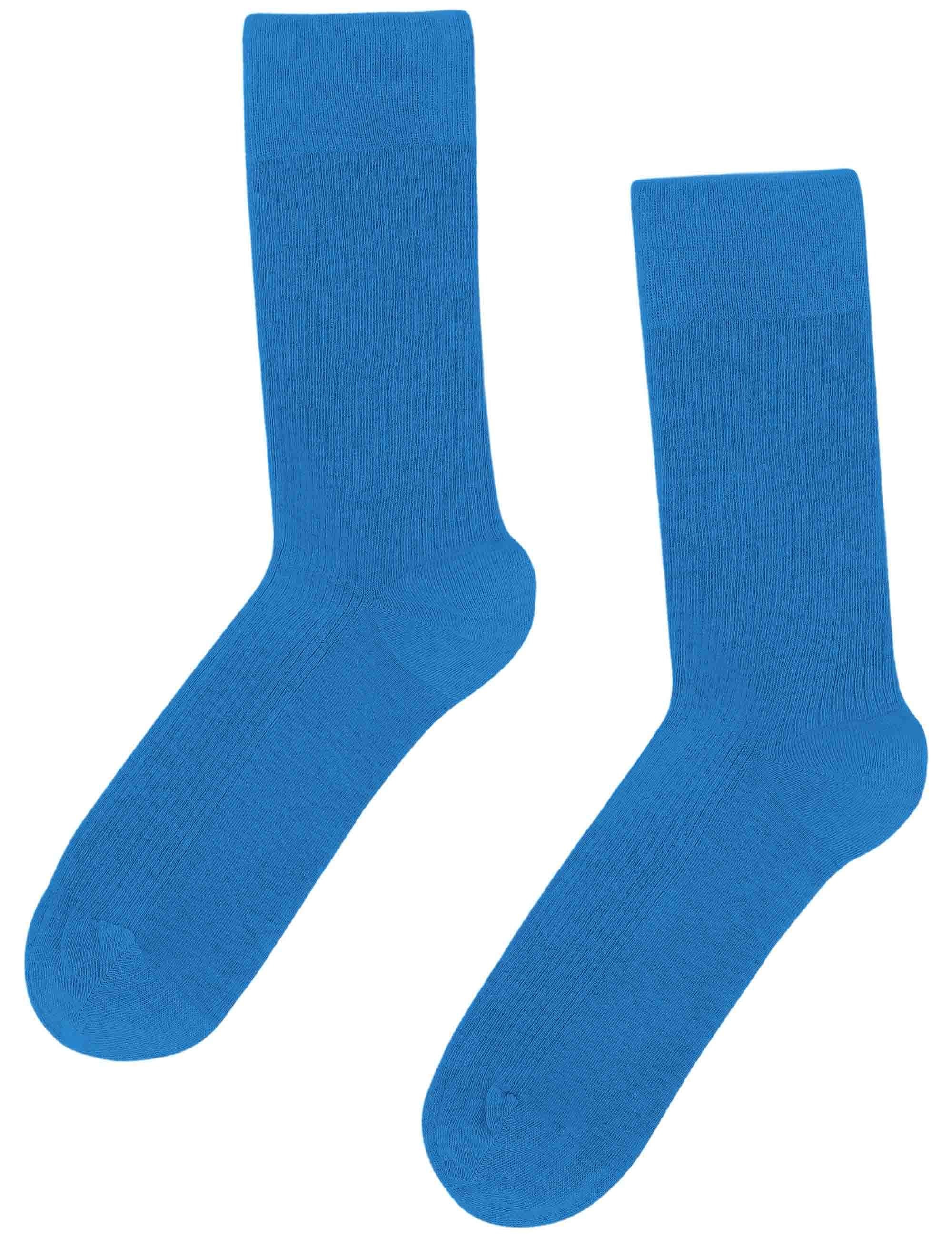 Women's Classic Organic Socks - Pacific Blue