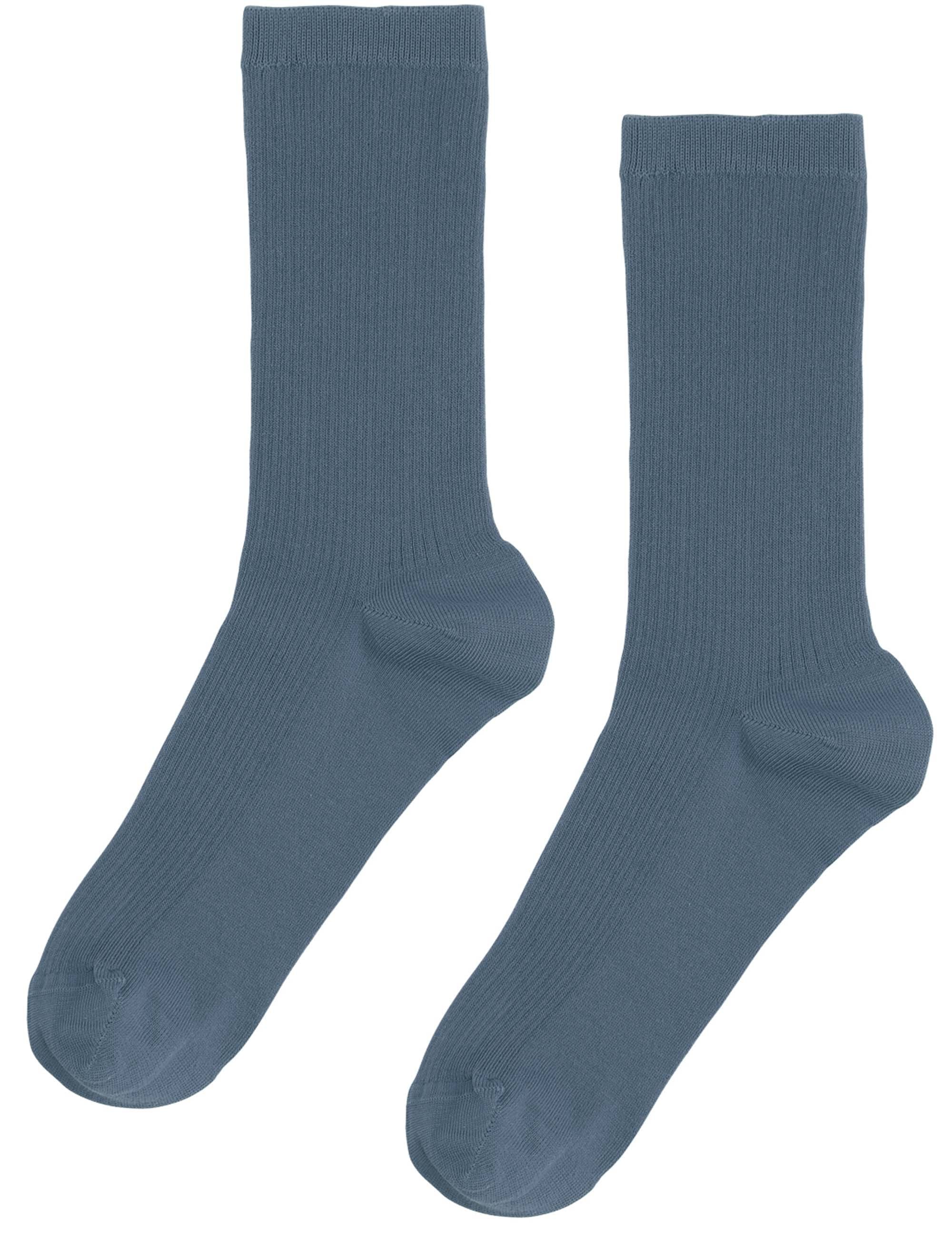 Women's Classic Organic Socks - Petrol Blue