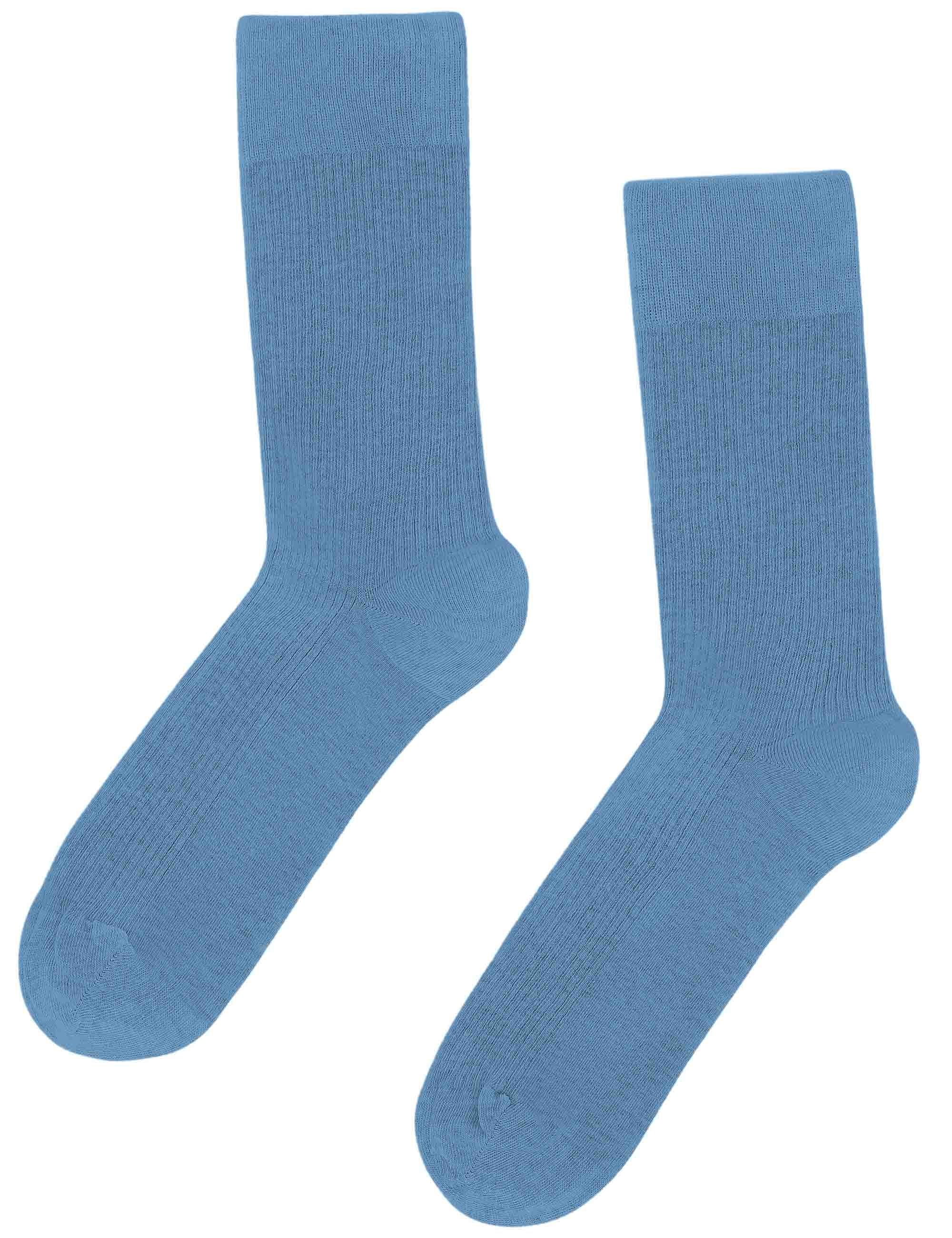 Women's Classic Organic Socks - Seaside Blue