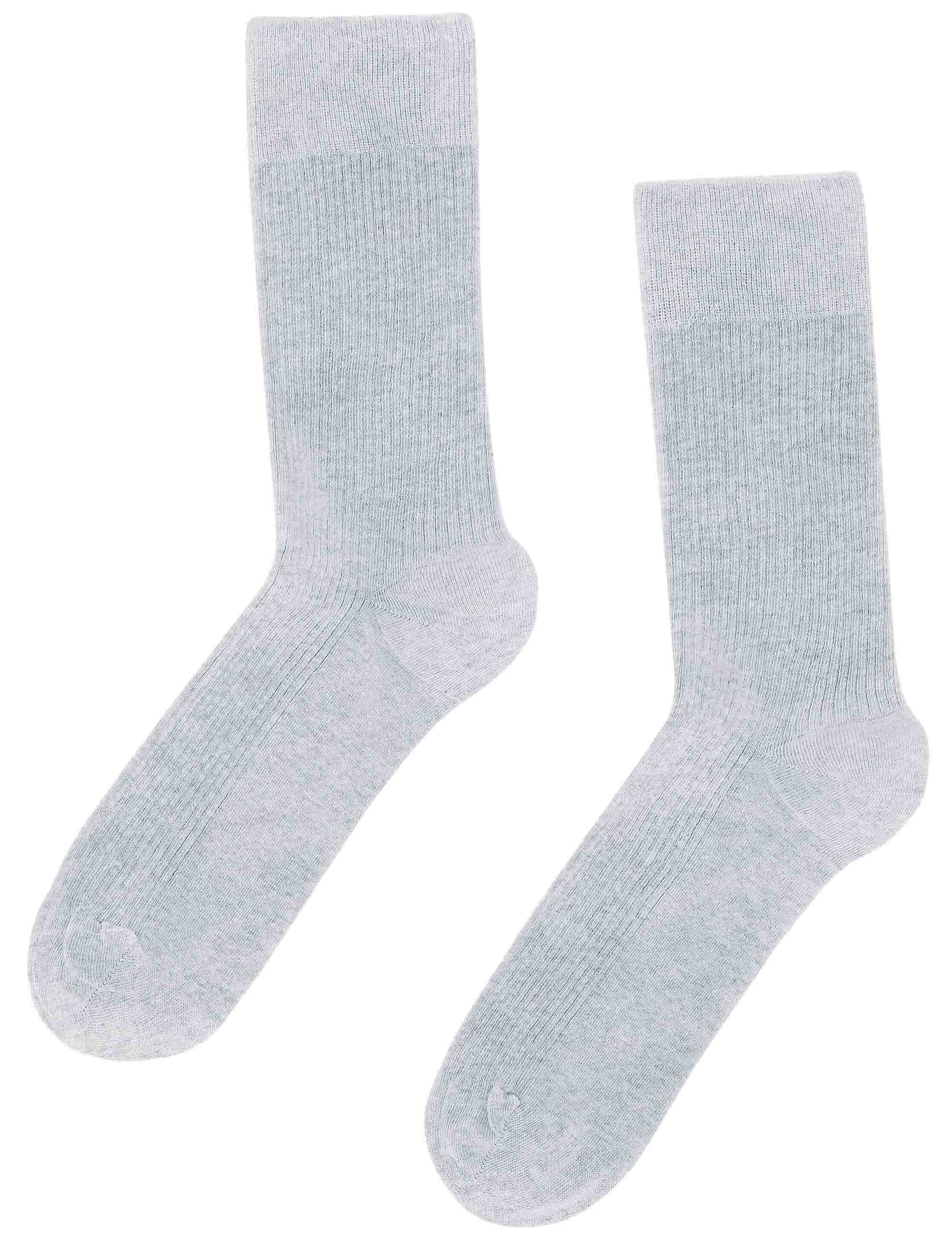 Women's Classic Organic Socks - Snow Melange