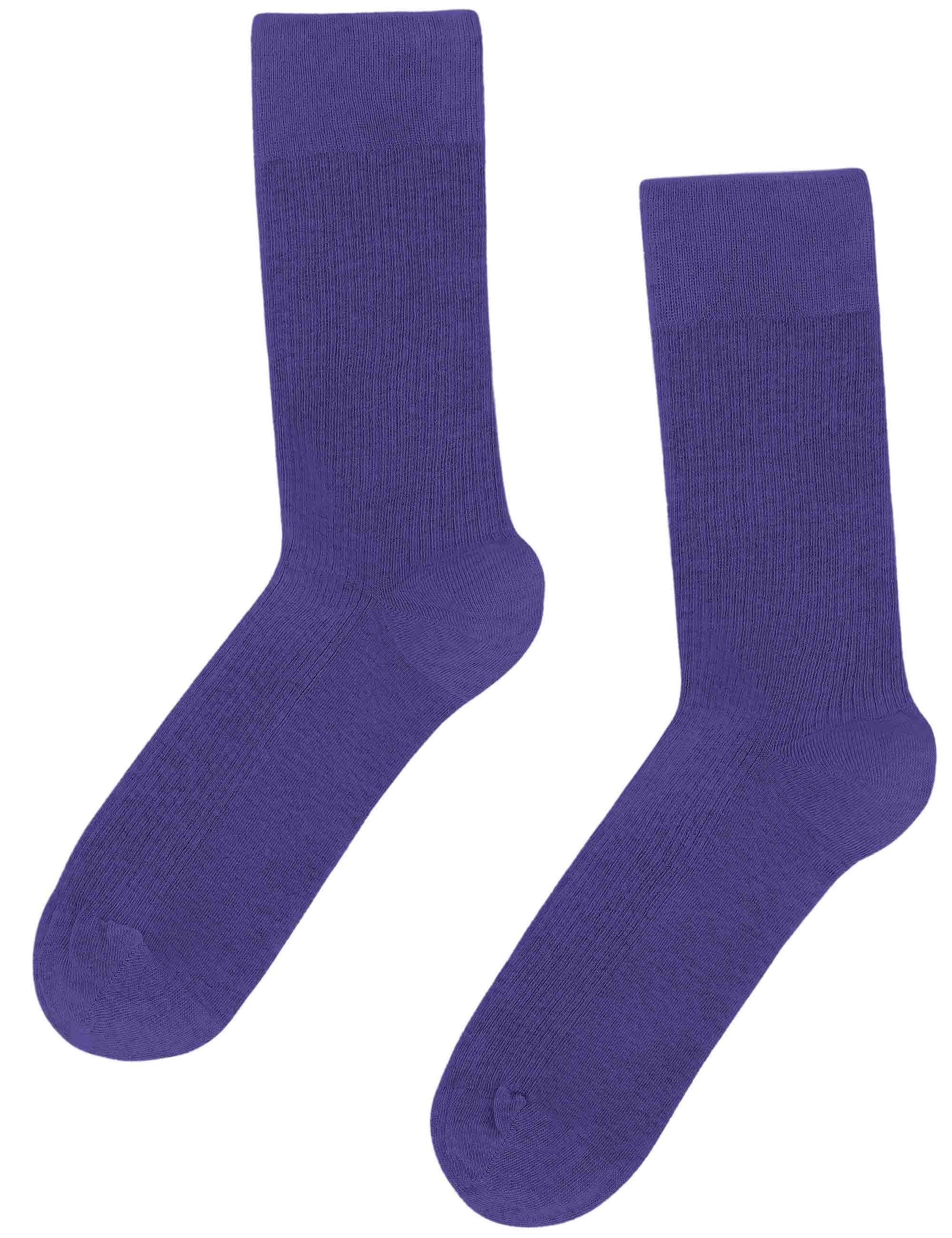 Women's Classic Organic Socks - Ultraviolet