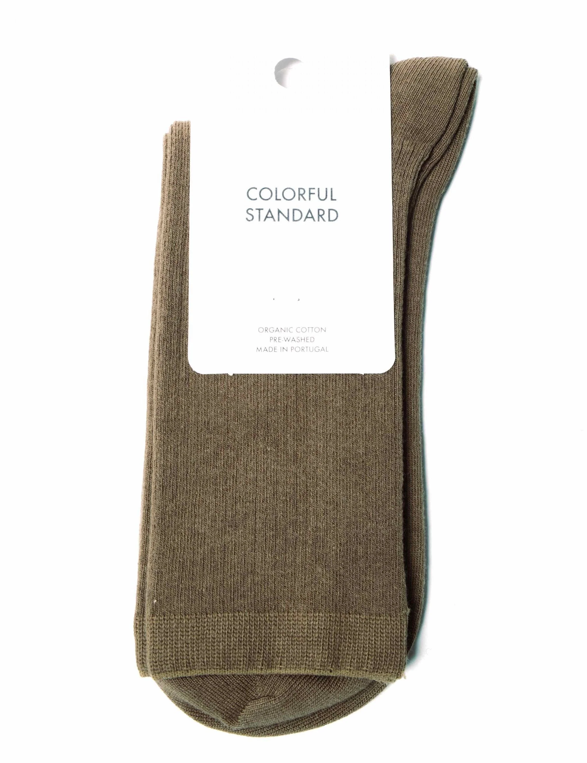 Women's Classic Organic Socks - Warm Taupe - Image 2