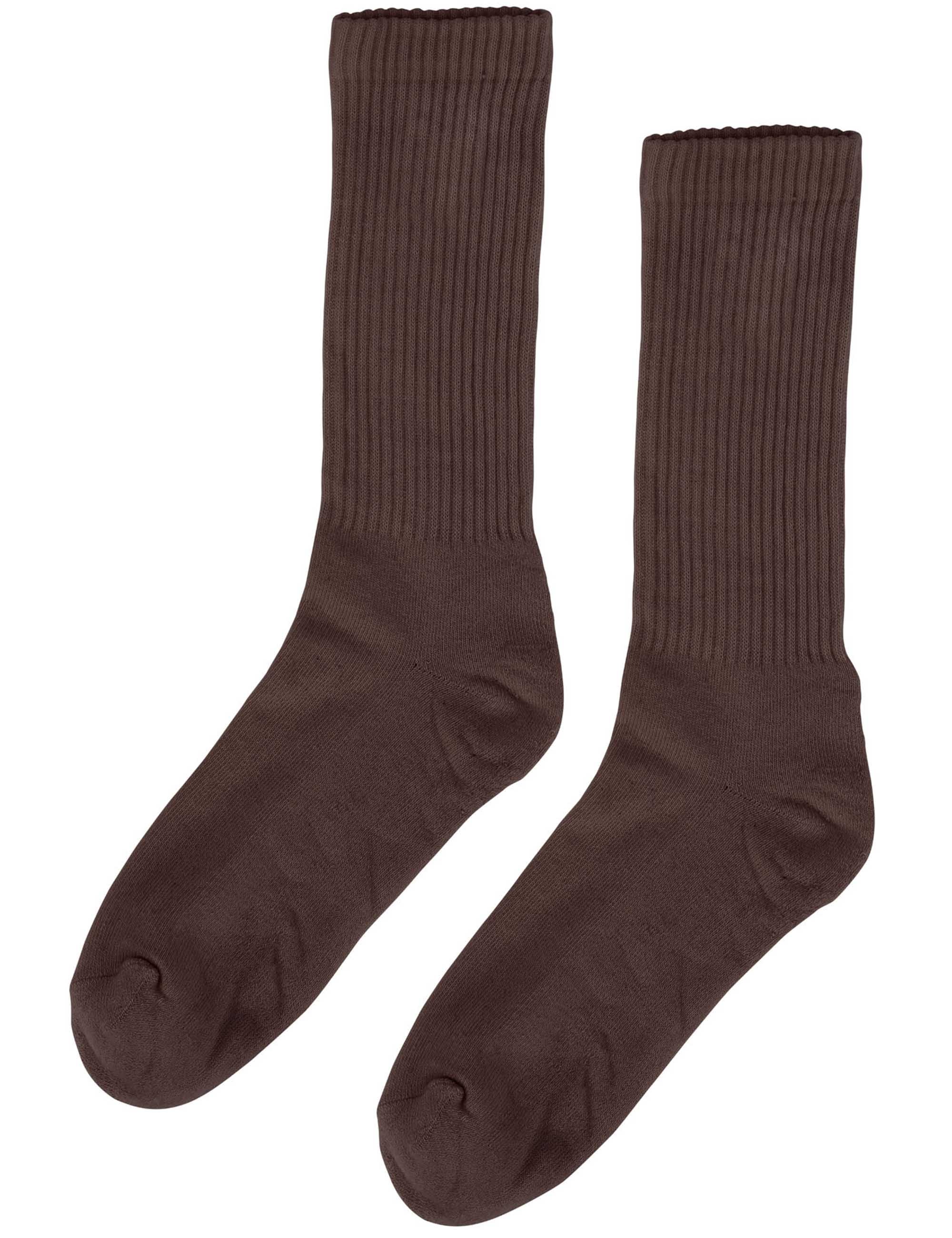 Women's Organic Active Socks - Coffee Brown
