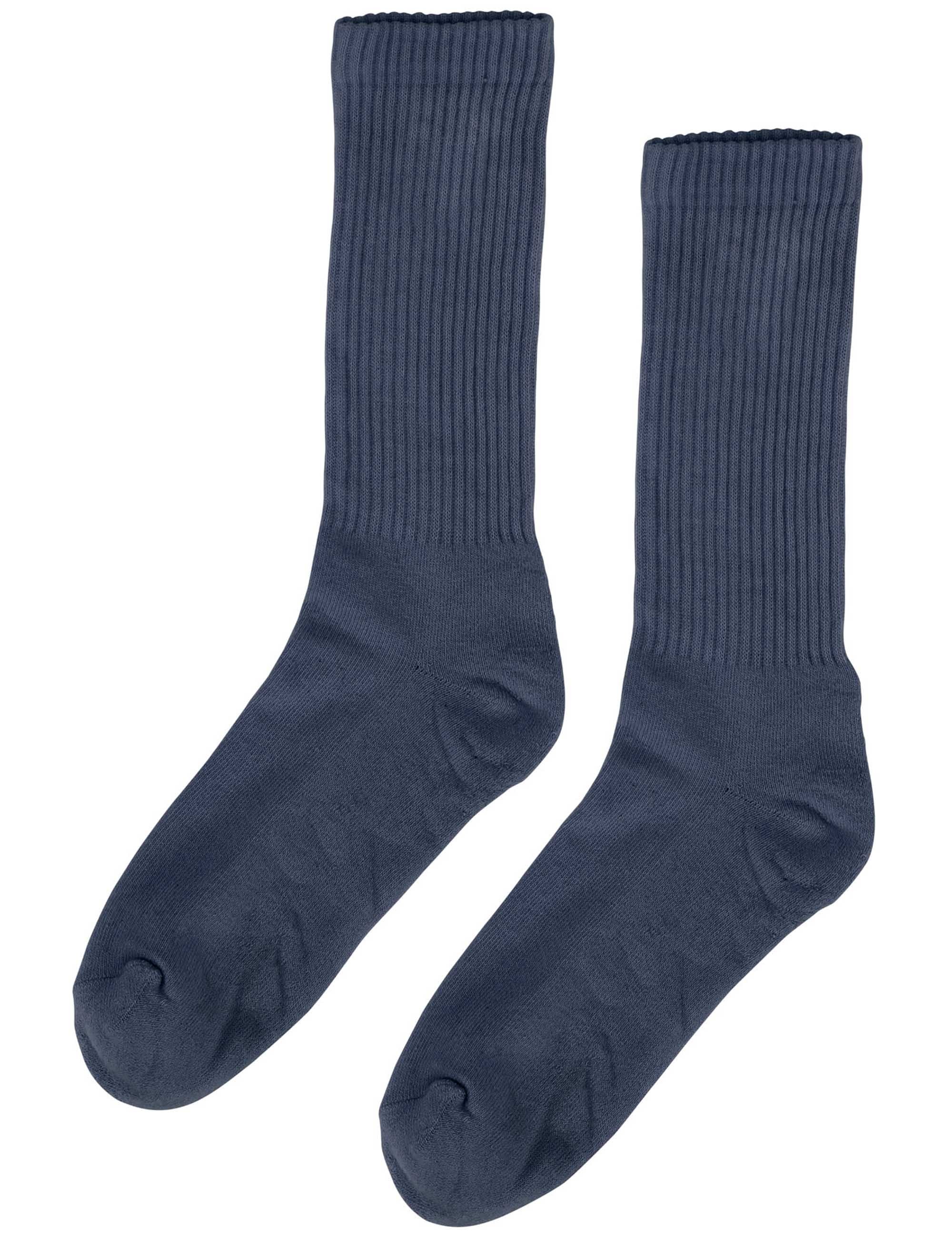 Women's Organic Active Socks - Petrol Blue