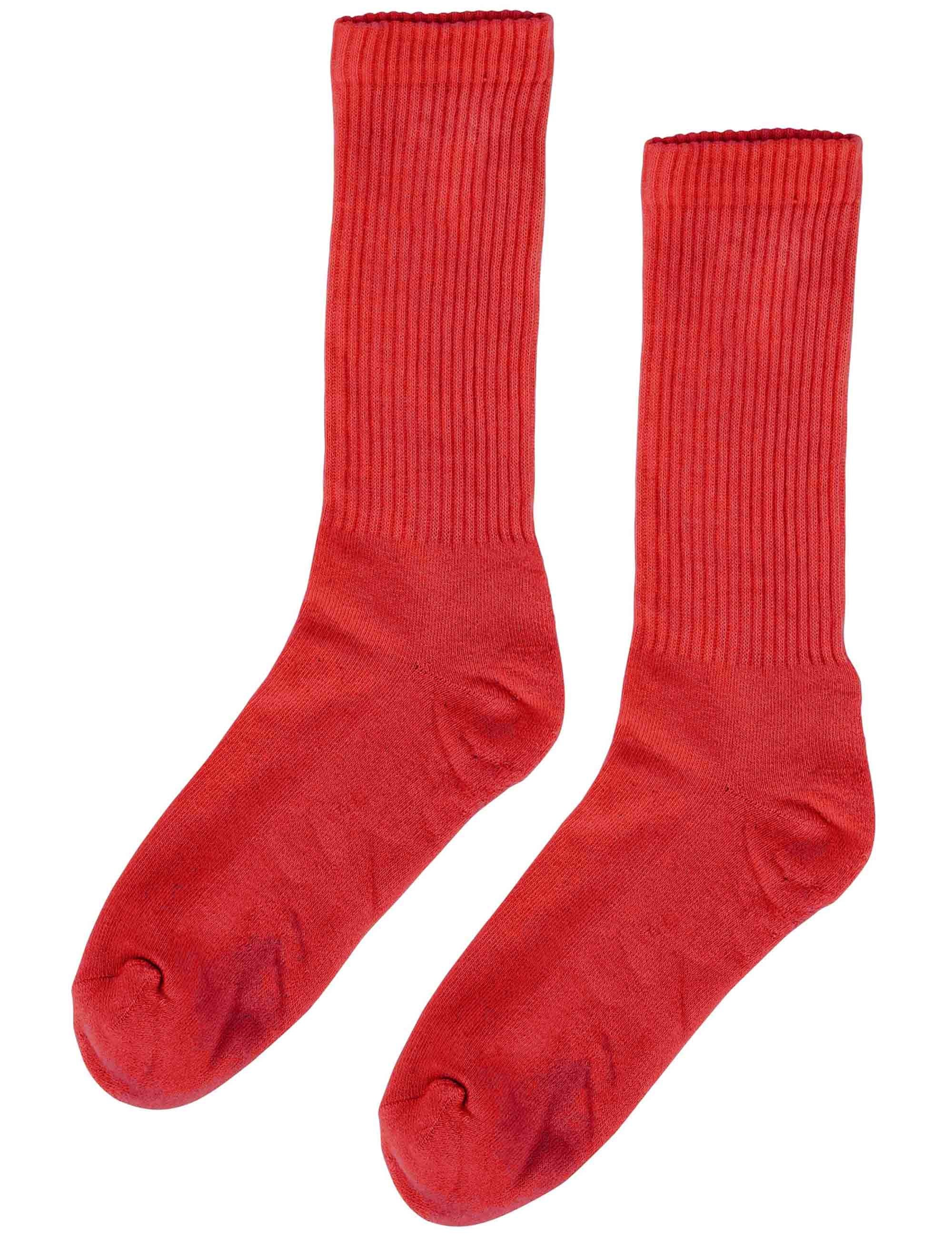 Women's Organic Active Socks - Scarlet Red