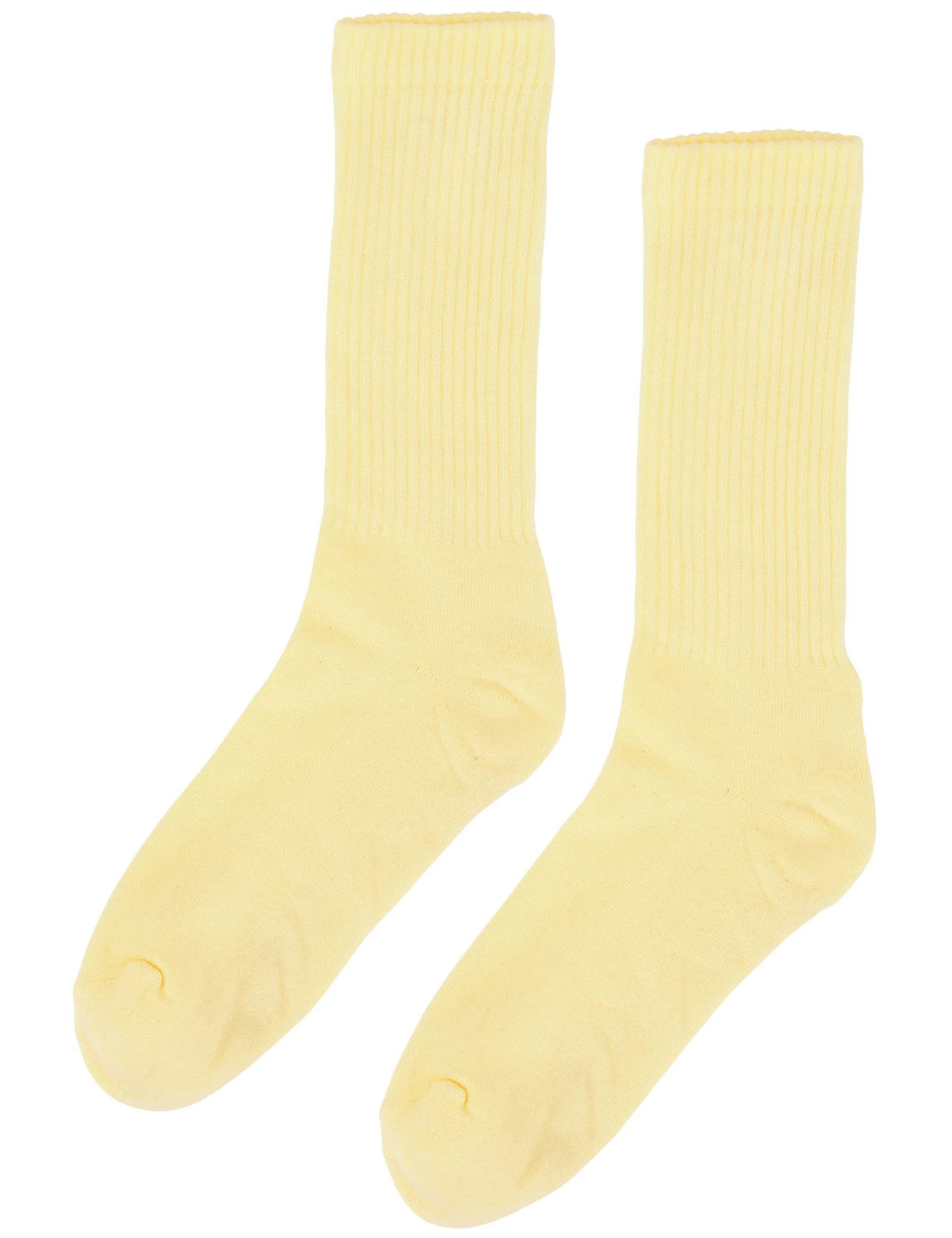Women's Organic Active Socks - Soft Yellow