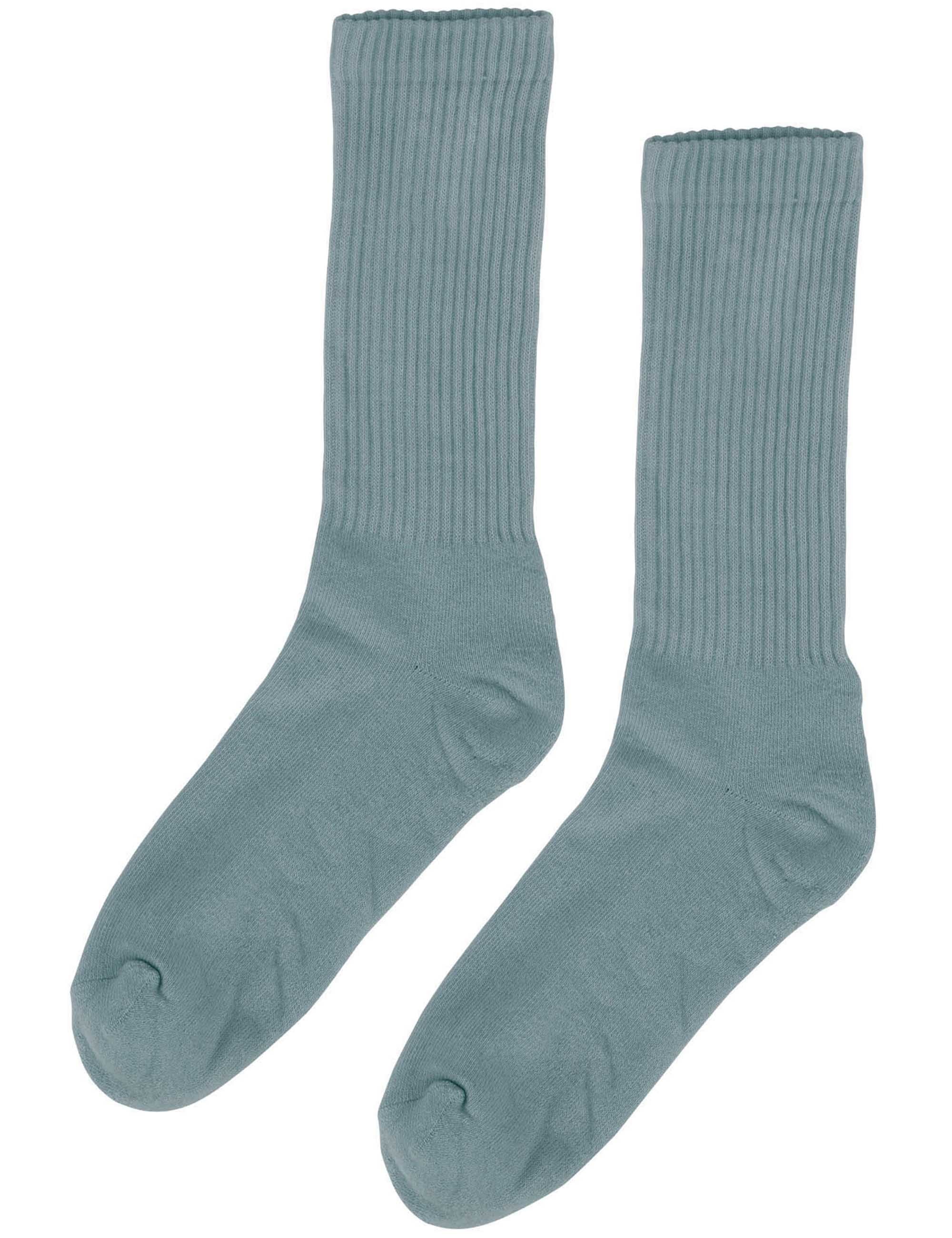 Women's Organic Active Socks - Steel Blue