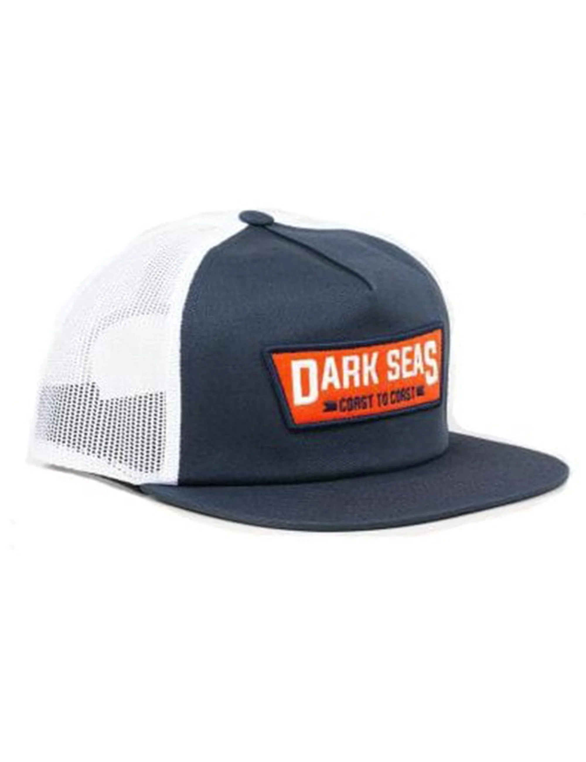 Strike Snapback Hat - Navy/White