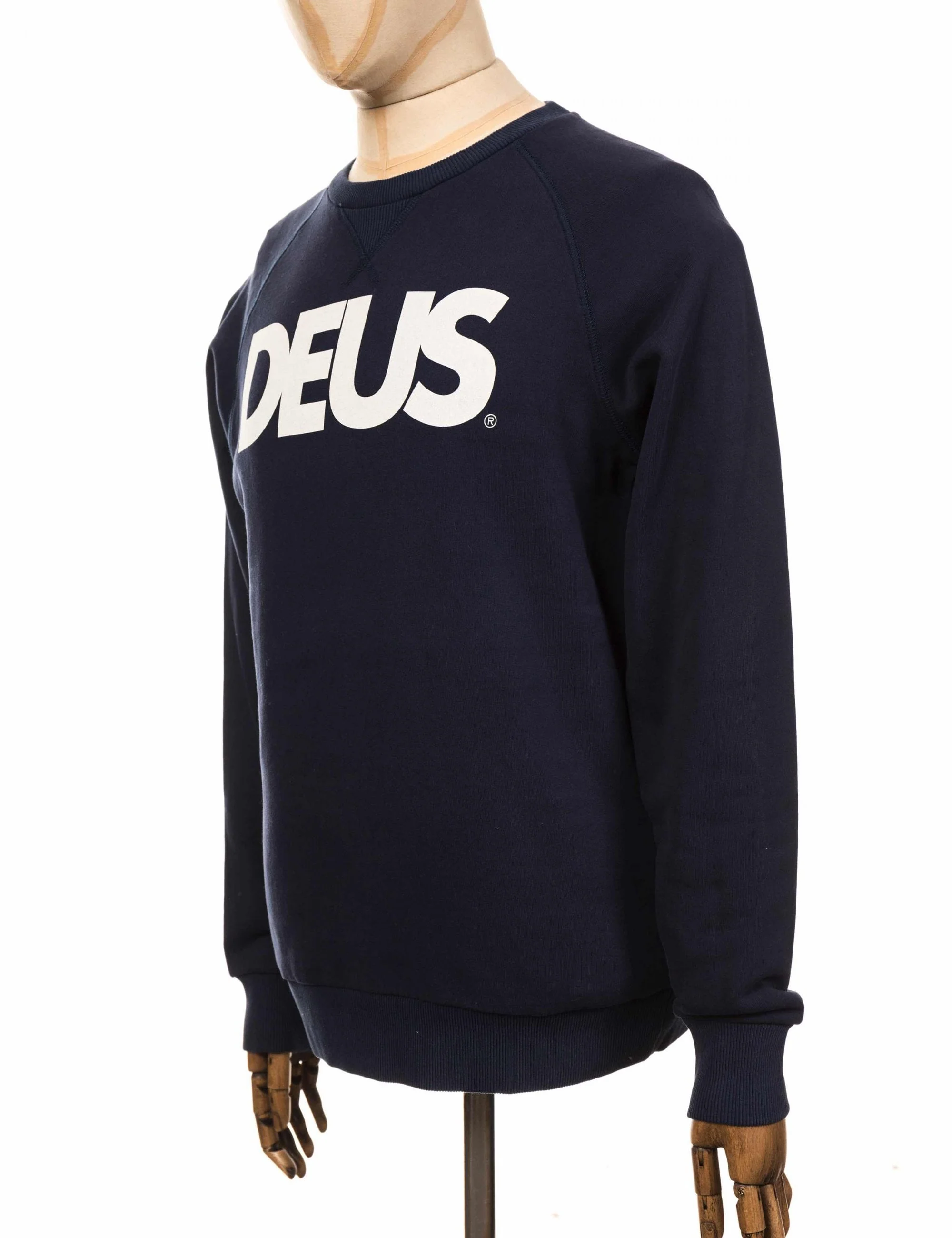 All Caps Crew Sweat - Navy - Image 4