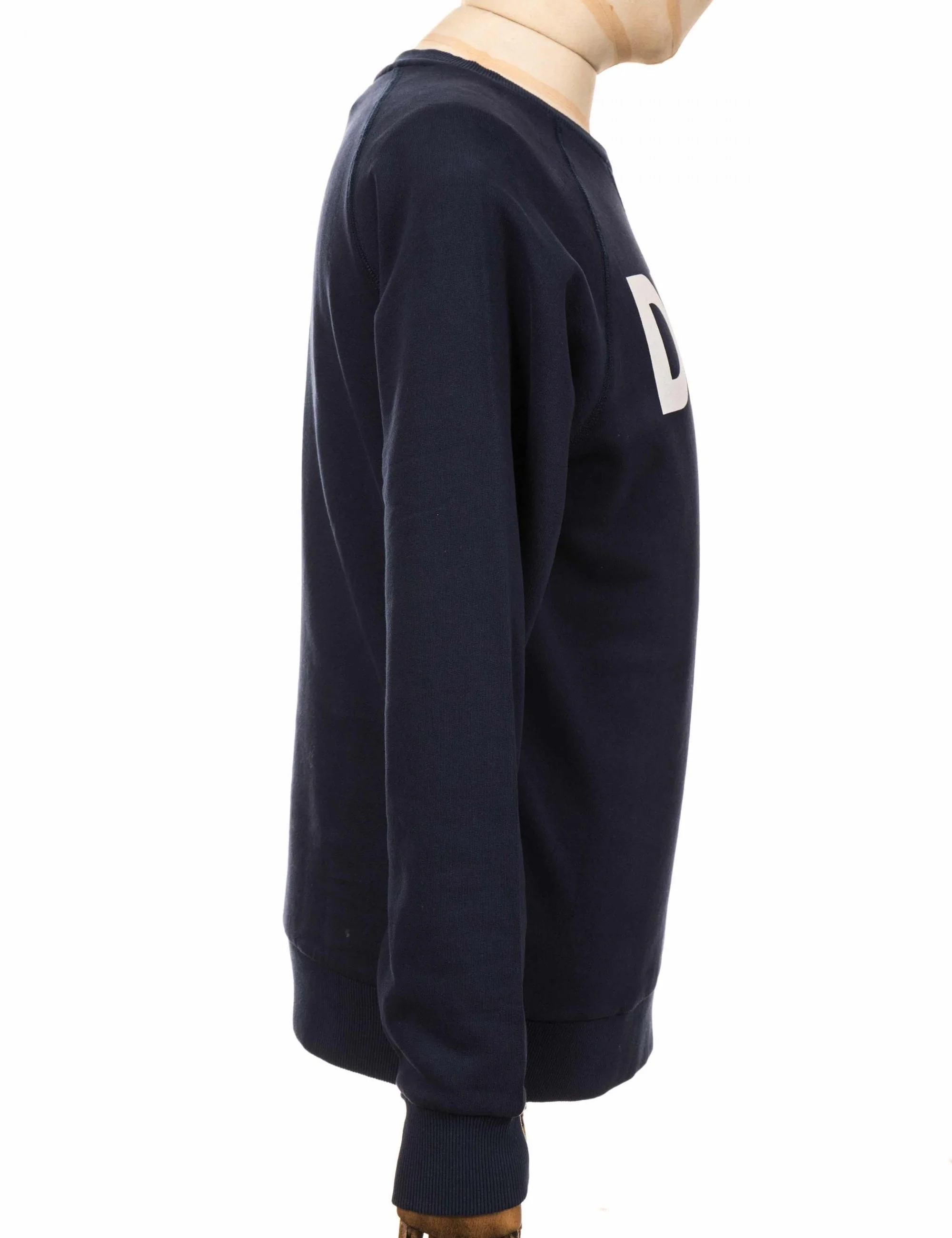 All Caps Crew Sweat - Navy - Image 5