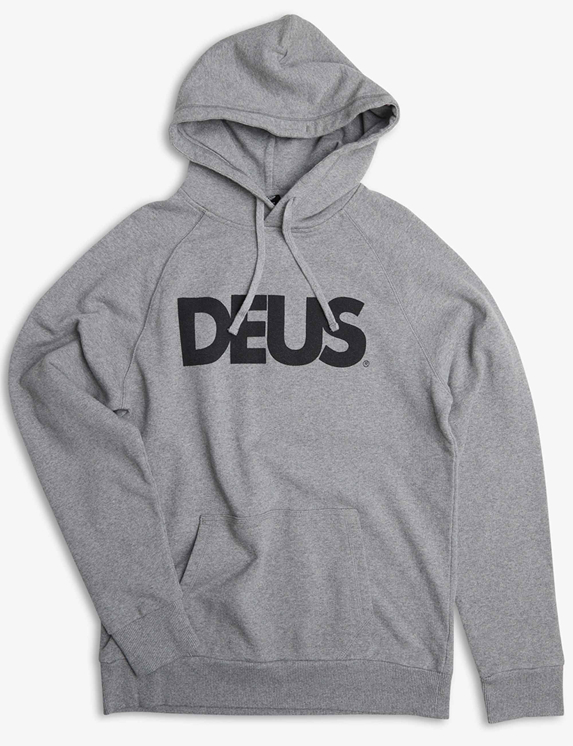 All Caps Hooded Sweat - Grey Heather
