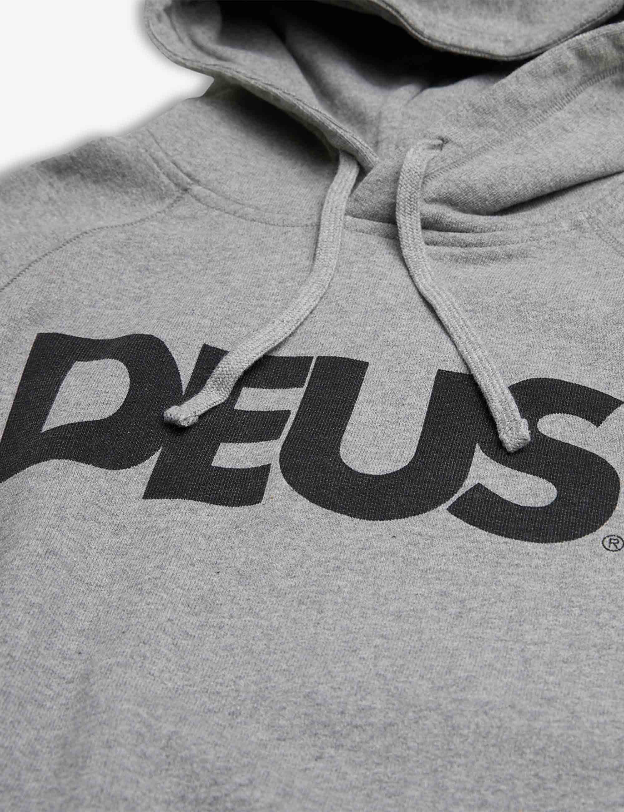 All Caps Hooded Sweat - Grey Heather - Image 3
