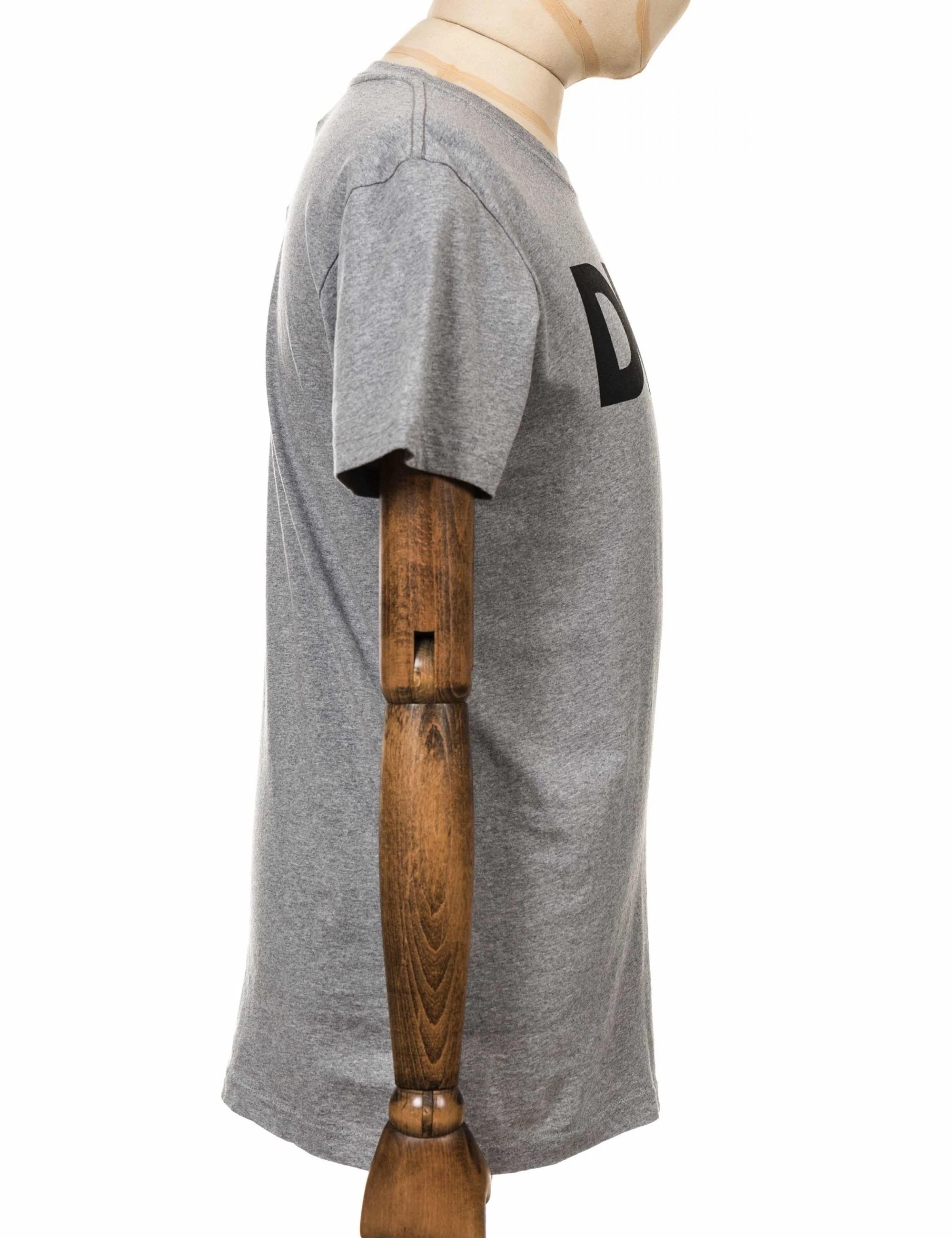 All Caps T-Shirt - Grey Heather - Image 6
