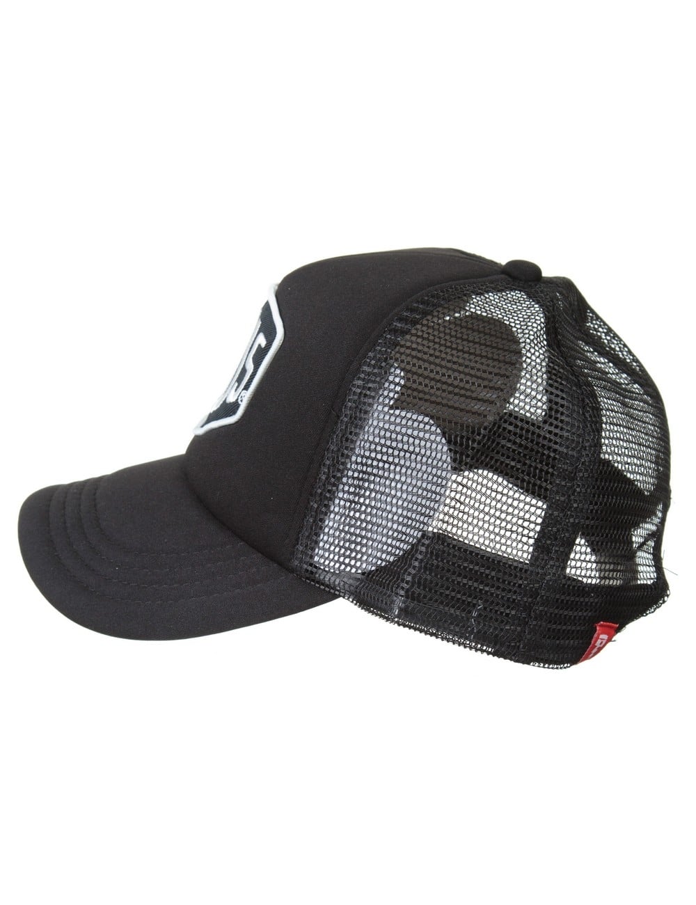 Baylands Trucker Mesh Hat - Black/White - Image 5