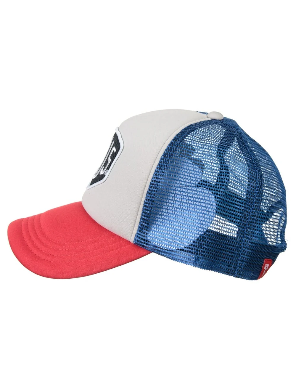 Baylands Trucker Mesh Hat - Blue/Red - Image 5