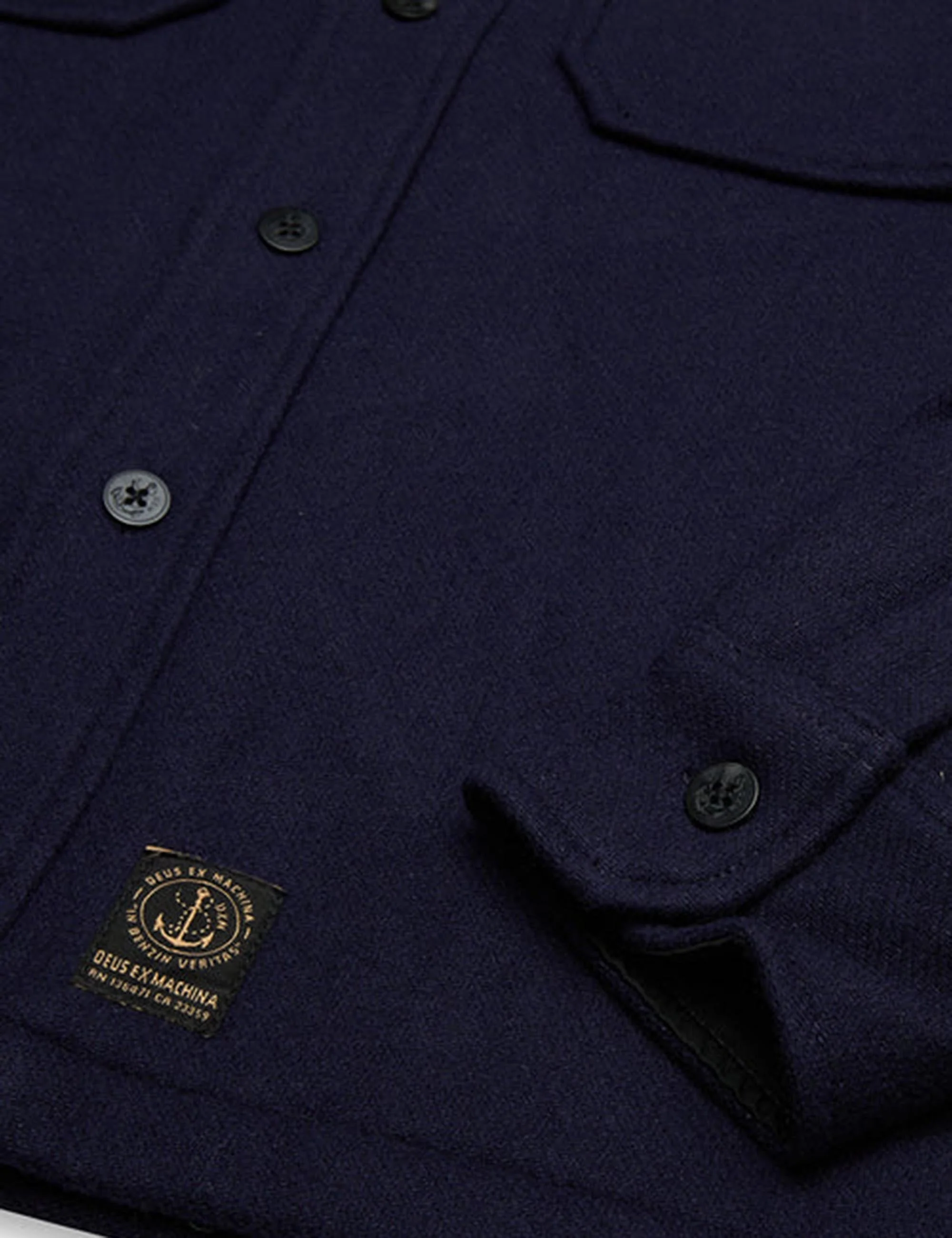 C.P.O Overshirt - Navy - Image 2