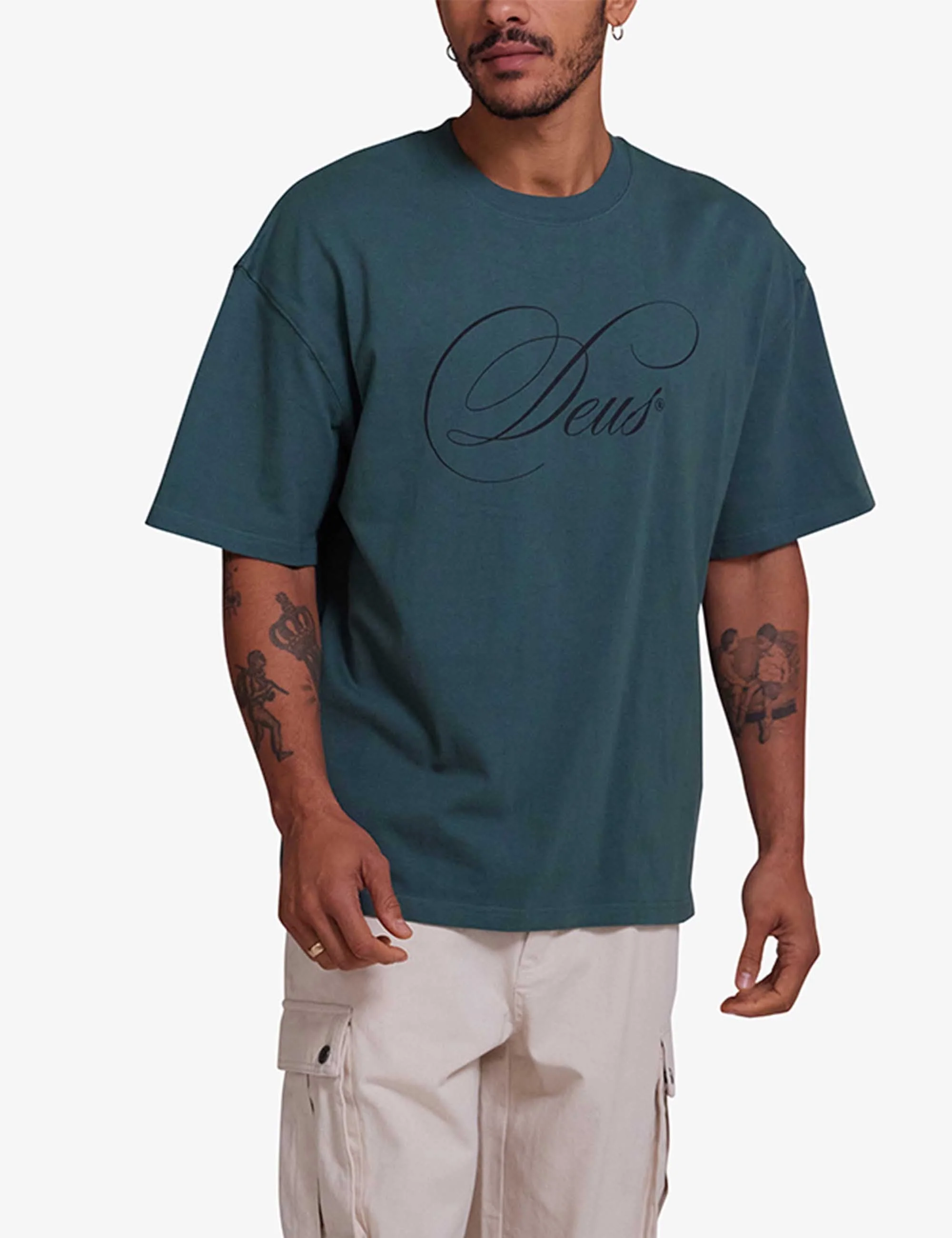 Caution T-Shirt - Work Green - Image 2